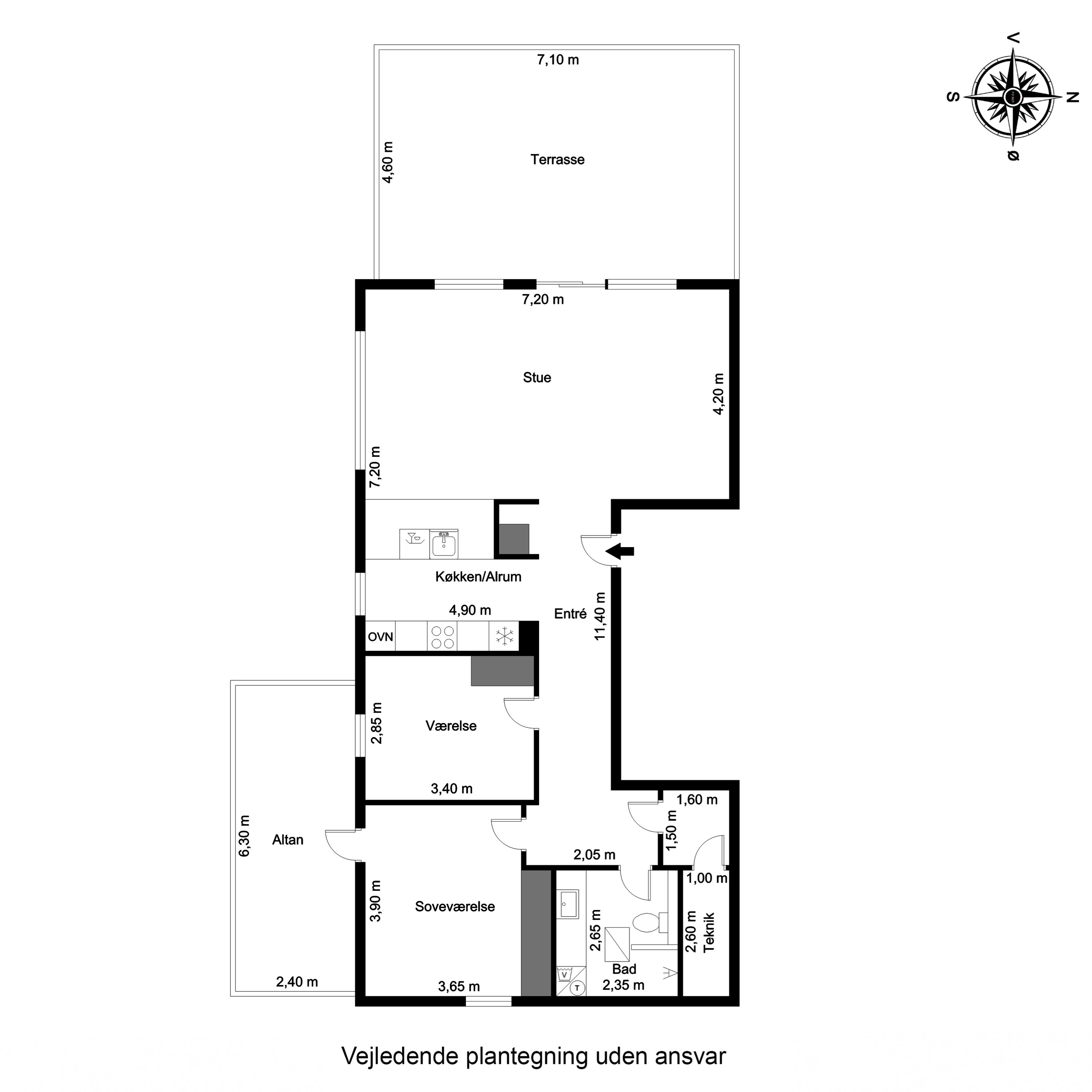 Plantegninger billede af Schaubparken 10, 3. tv., 6700 Esbjerg