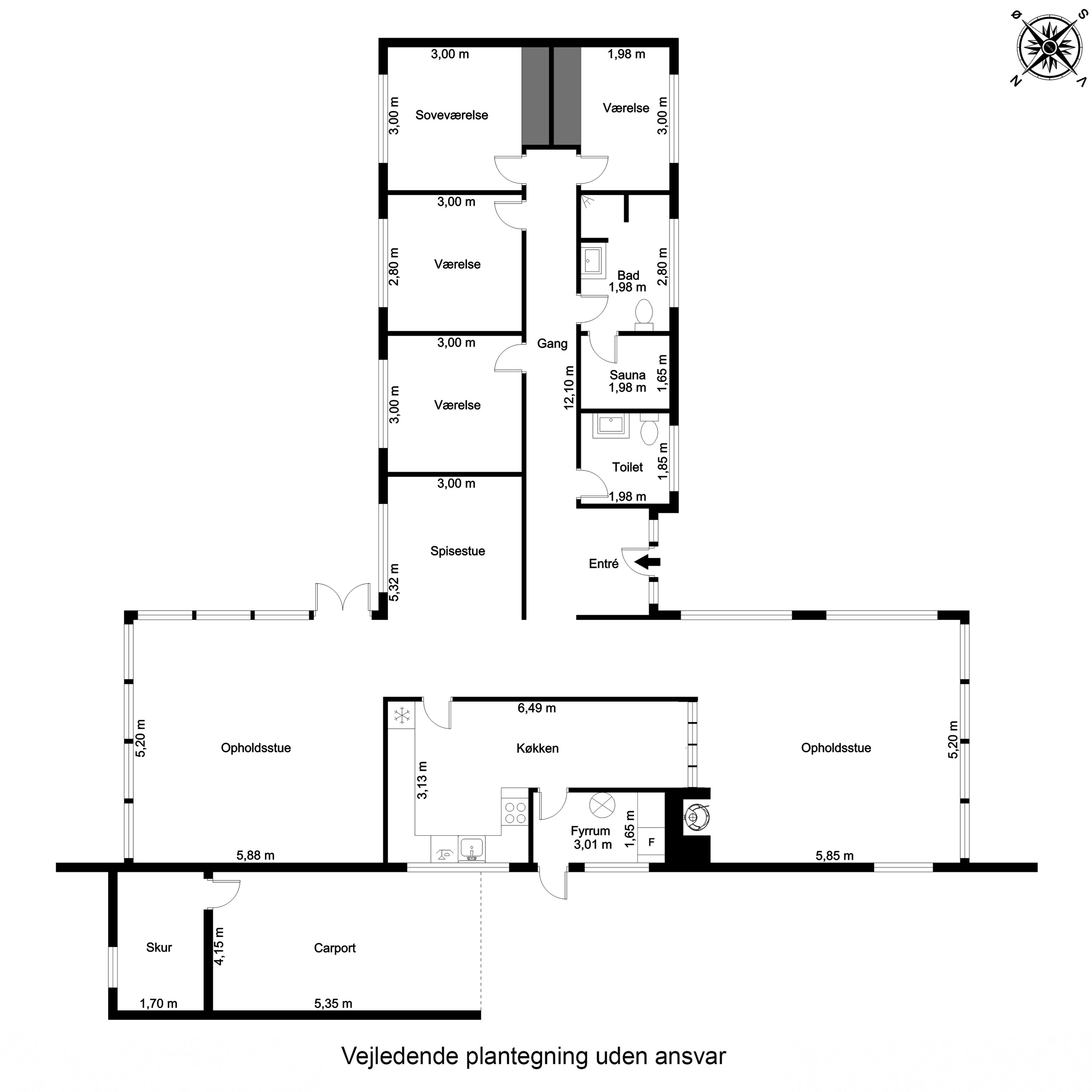 Plantegninger billede af Madehøjvej 4, Midskov, 5370 Mesinge