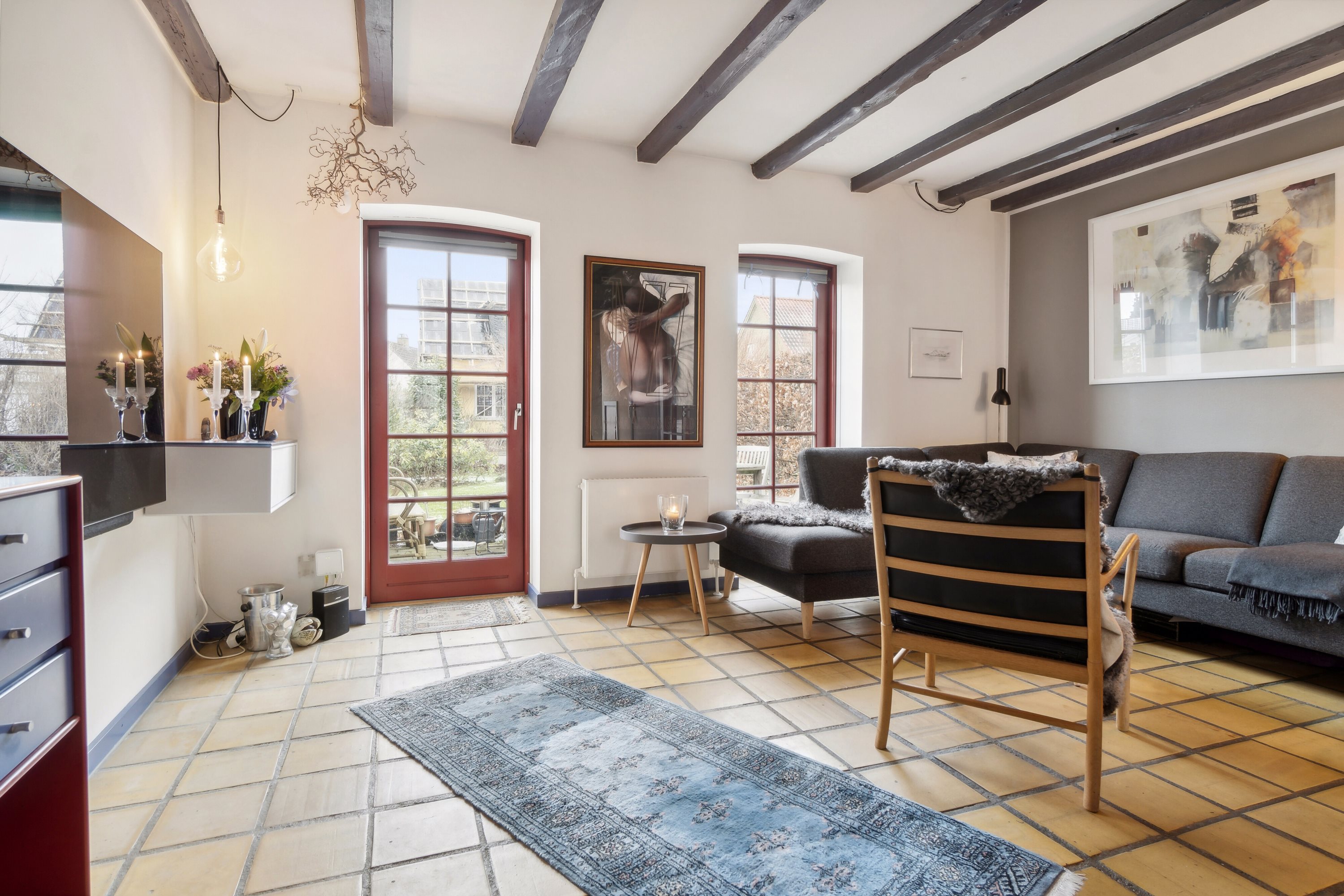 Miniaturebillede 2: stue. Billede af Eleonoravej 2B, 4000 Roskilde