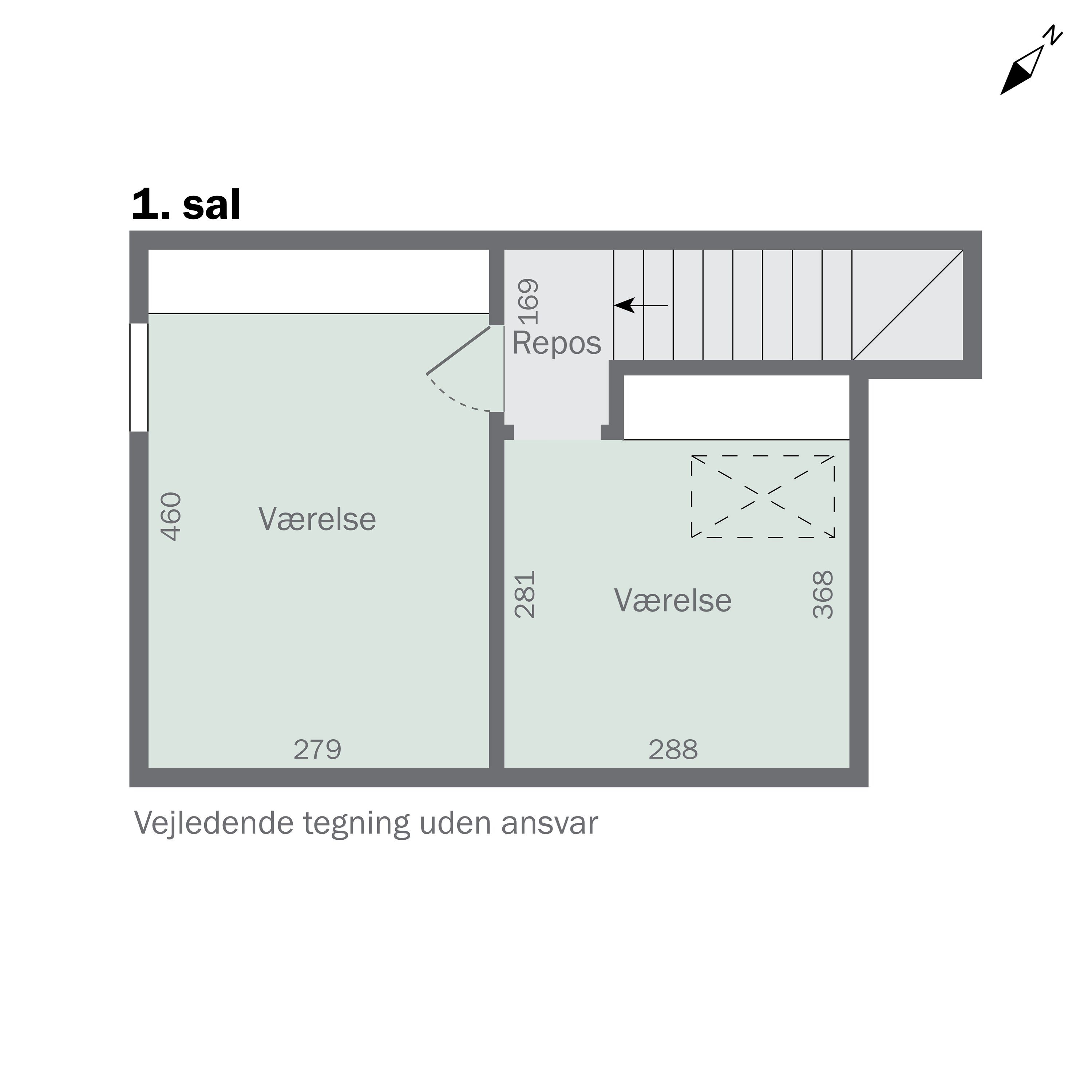 Plantegninger billede af Eleonoravej 2B, 4000 Roskilde