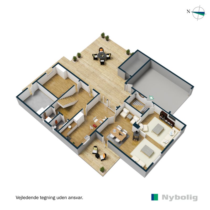 Plantegninger billede af Surhavevej 10, Gjerndrup, 6650 Brørup