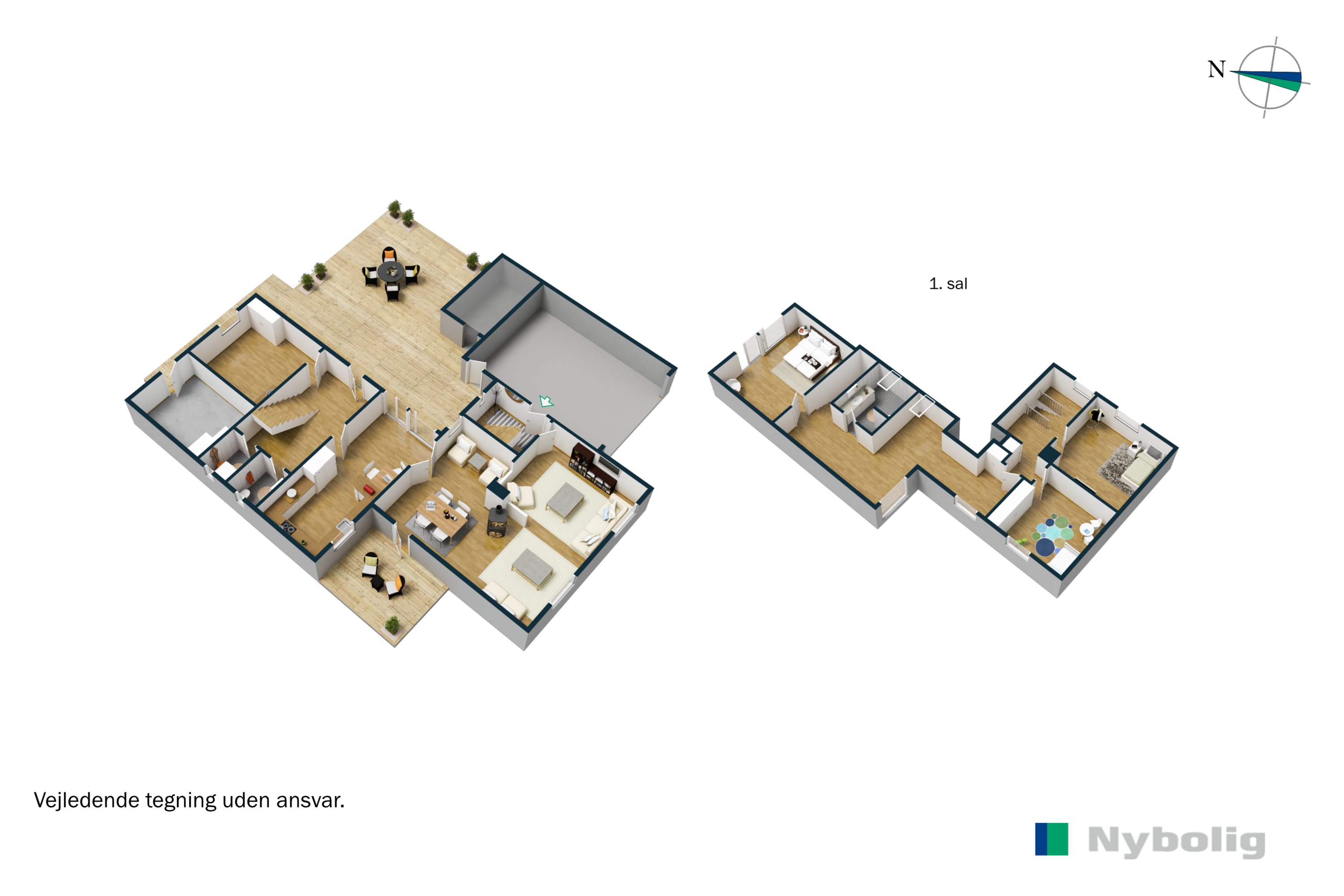 Plantegninger billede af Surhavevej 10, Gjerndrup, 6650 Brørup