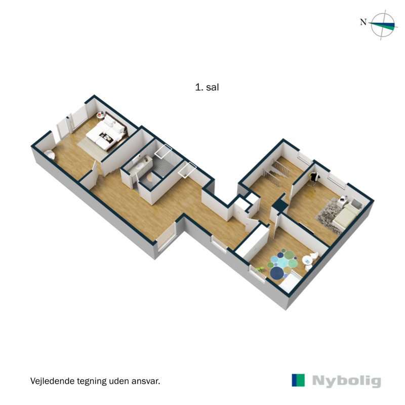 Plantegninger billede af Surhavevej 10, Gjerndrup, 6650 Brørup