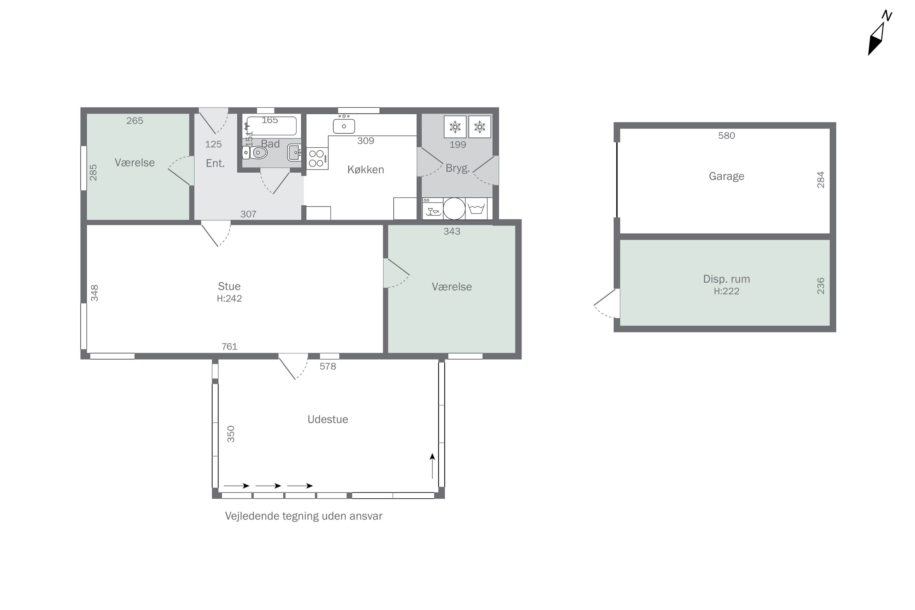 Plantegninger billede af Vestager 17, 2605 Brøndby
