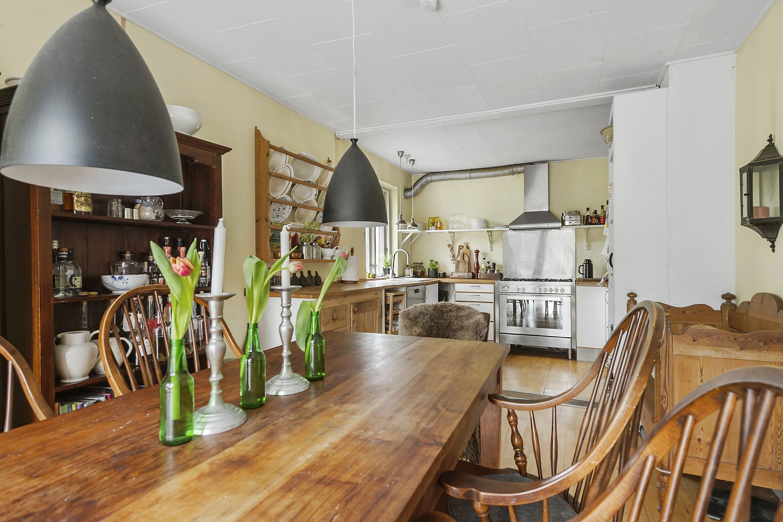 Fremhævet spisekøkken billede i fuldskærmstilstand. Billede af Skolegade 17, Hou, 8300 Odder