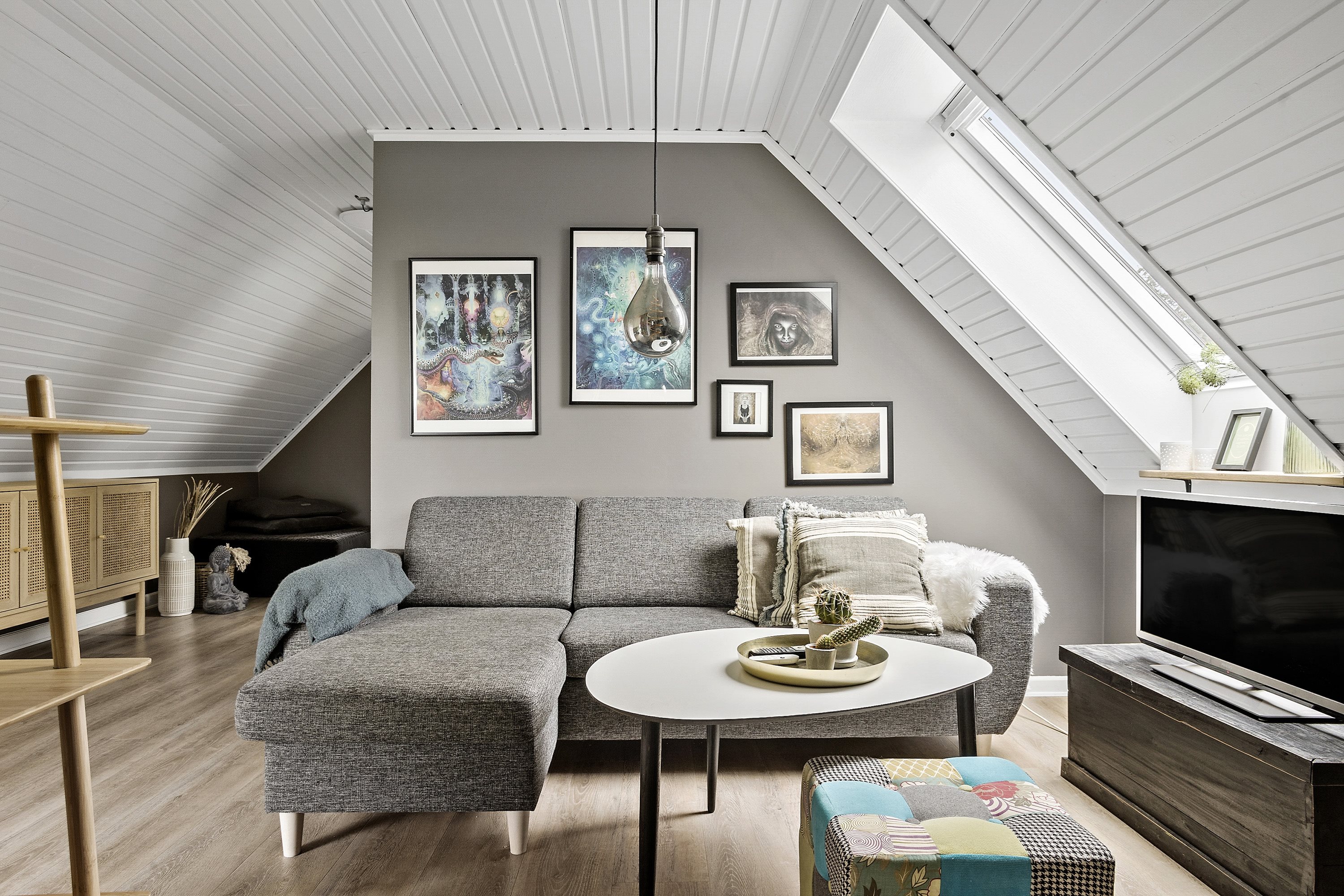 Fremhævet stue billede i fuldskærmstilstand. Billede af Surhavevej 10, Gjerndrup, 6650 Brørup