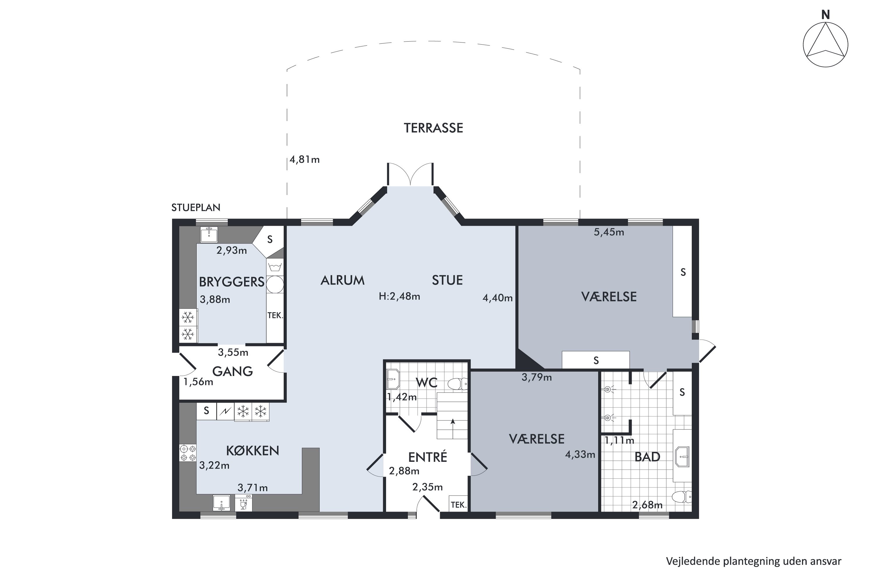 Plantegninger billede af Dyndetvej 9, 4140 Borup
