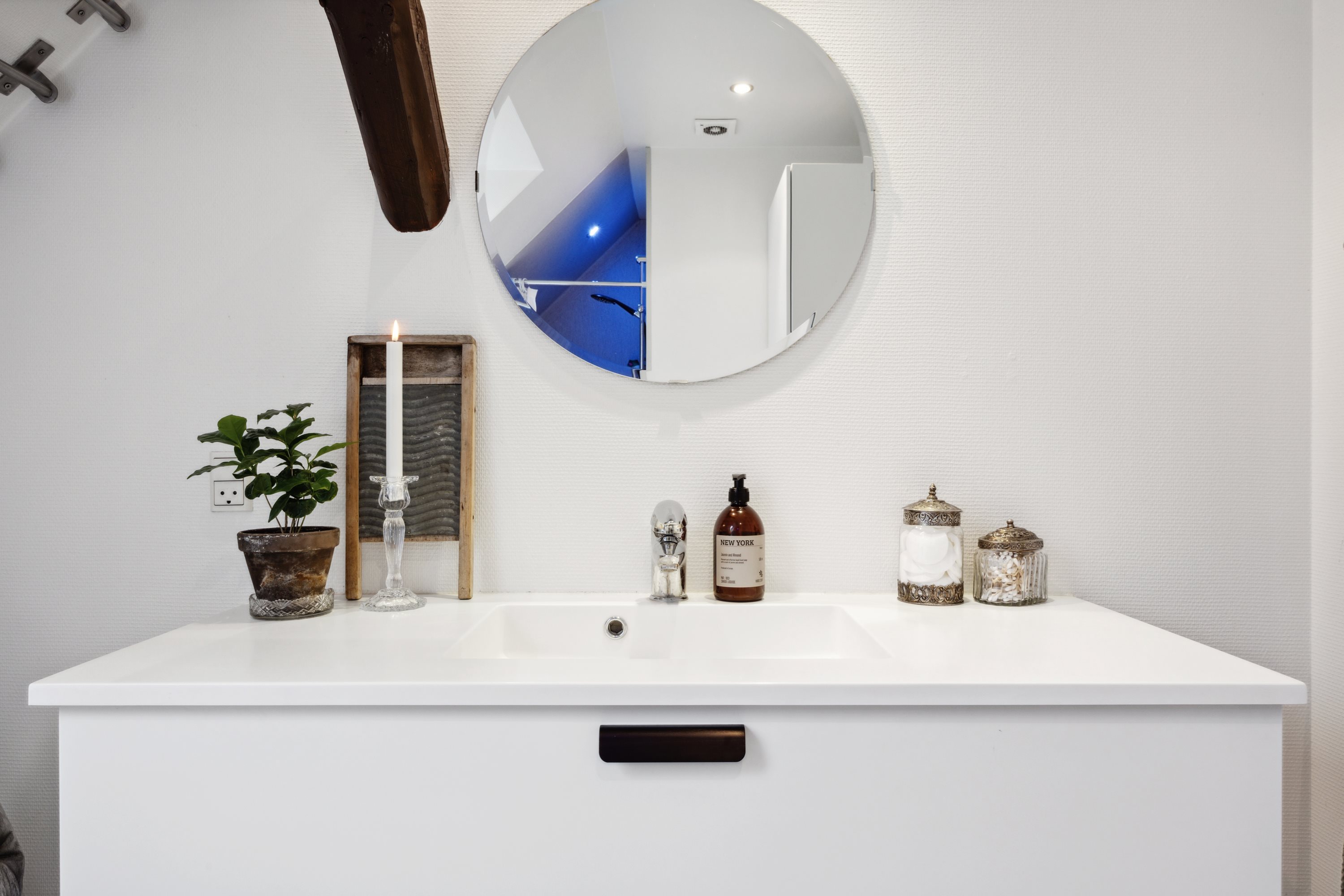 Fremhævet badeværelse billede i fuldskærmstilstand. Billede af Dyndetvej 9, 4140 Borup