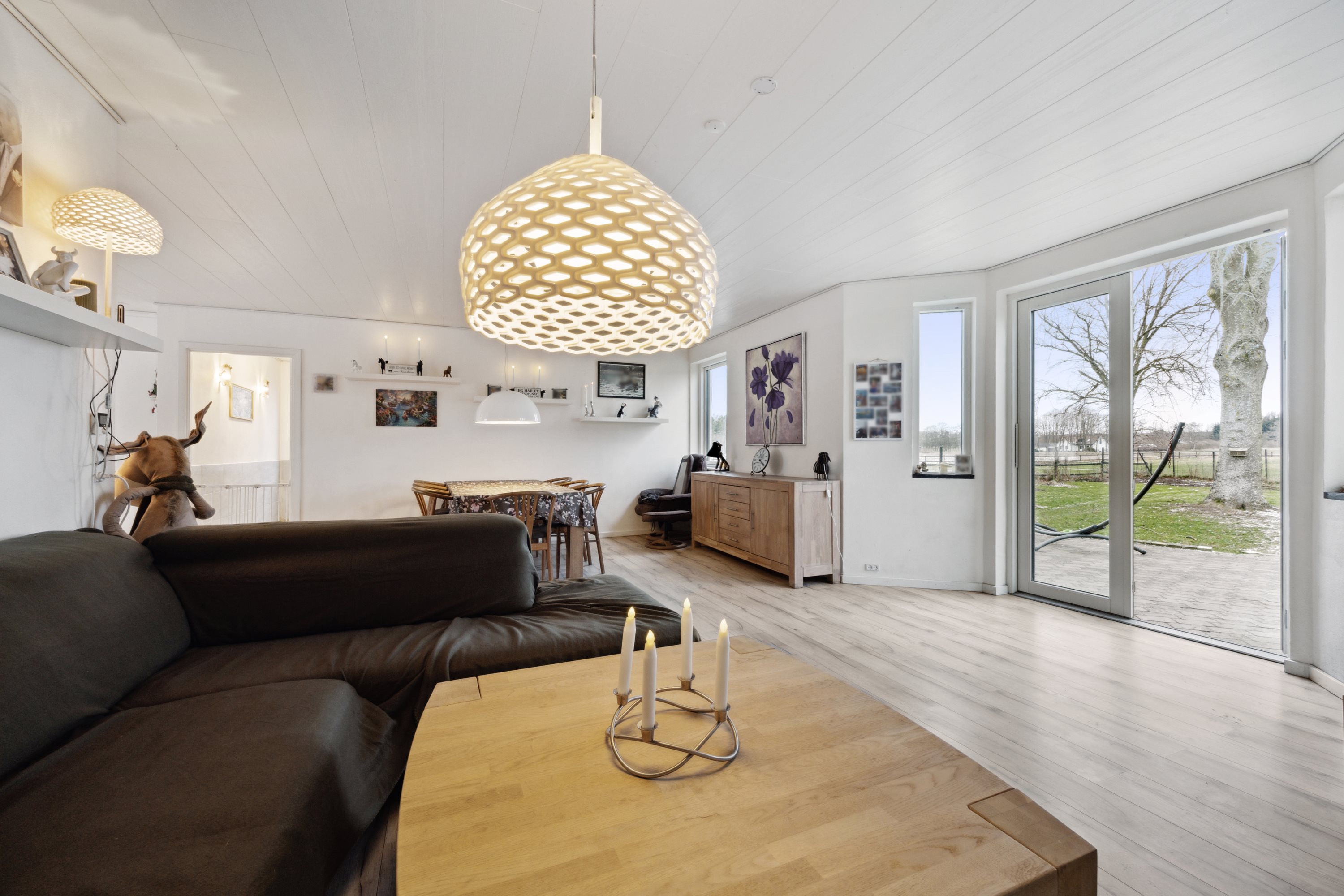 Fremhævet stue billede i fuldskærmstilstand. Billede af Dyndetvej 9, 4140 Borup