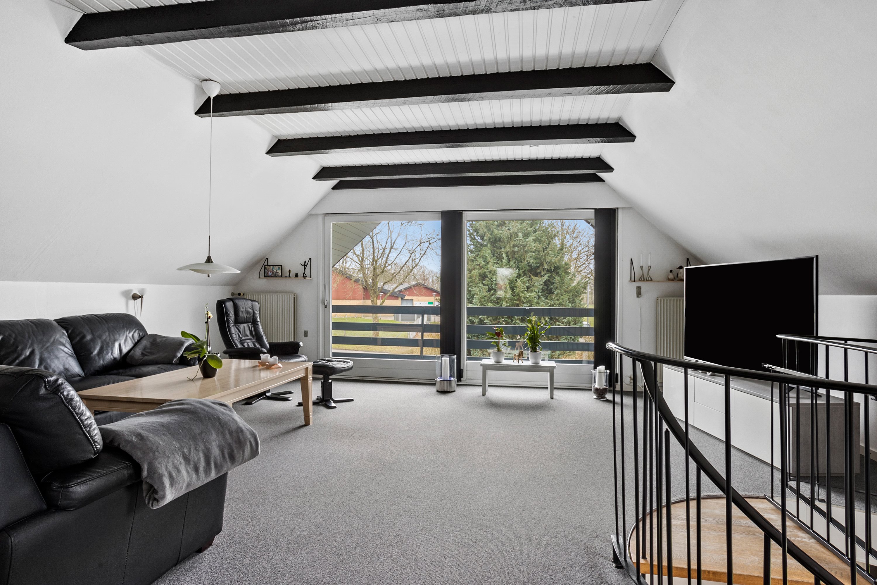 Fremhævet stue billede i fuldskærmstilstand. Billede af Bækkevej 12, 6621 Gesten