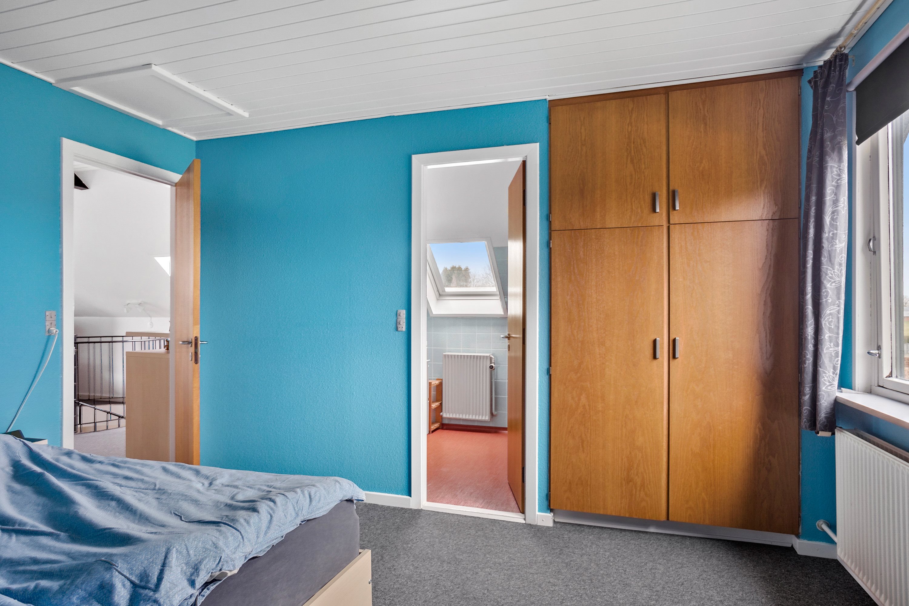 Fremhævet soveværelse billede i fuldskærmstilstand. Billede af Bækkevej 12, 6621 Gesten