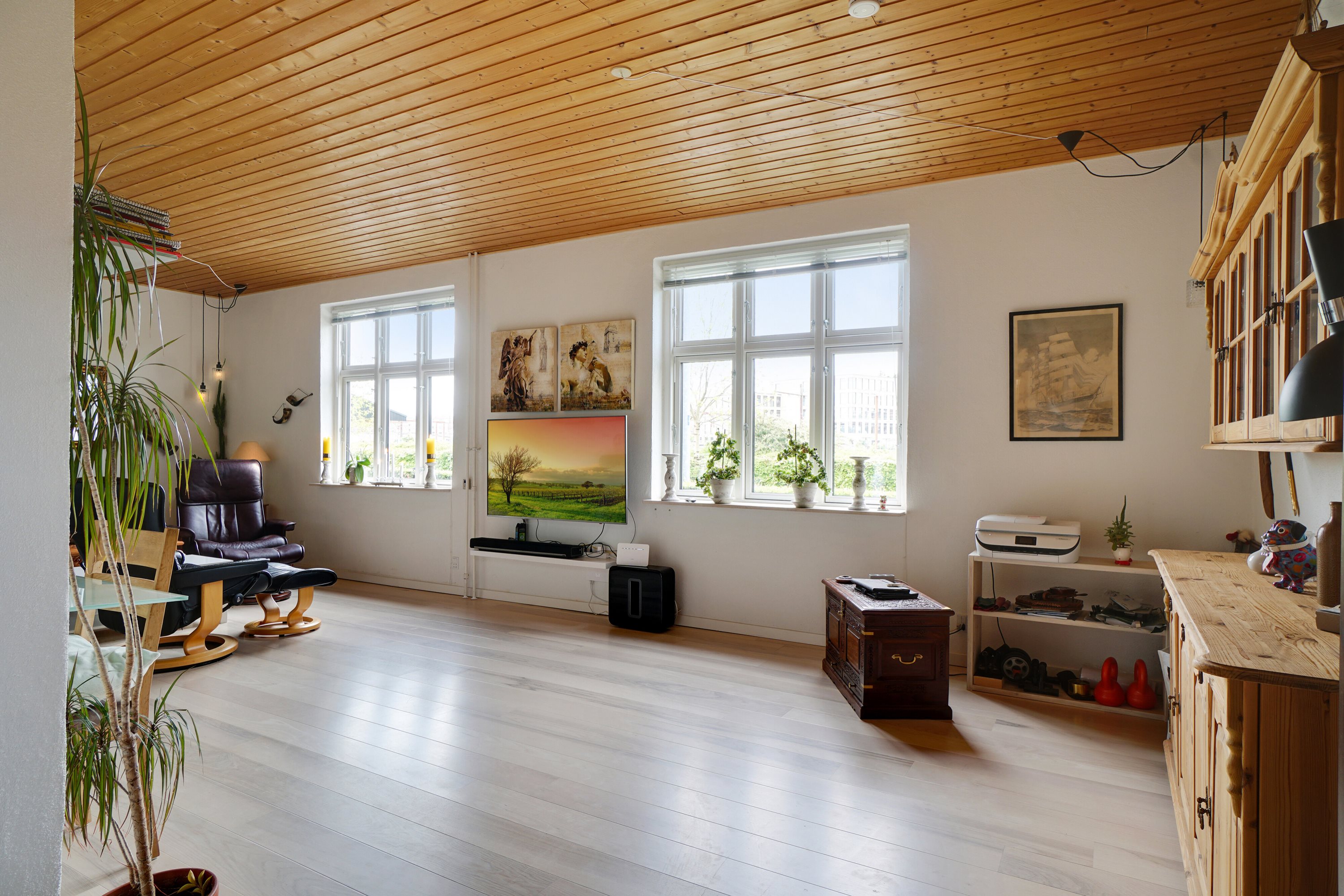 Fremhævet stue billede i fuldskærmstilstand. Billede af Grønvej 20, 4700 Næstved