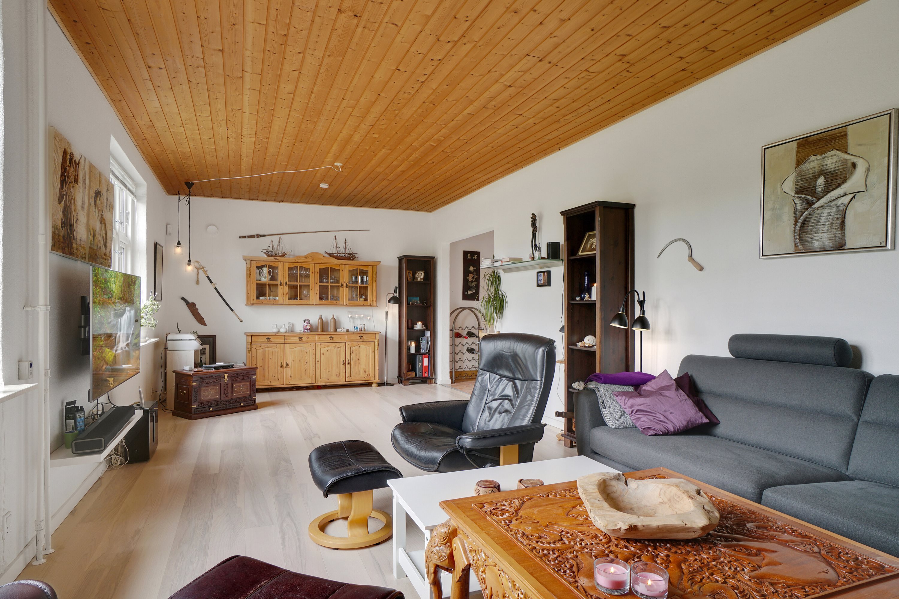 Fremhævet stue billede i fuldskærmstilstand. Billede af Grønvej 20, 4700 Næstved