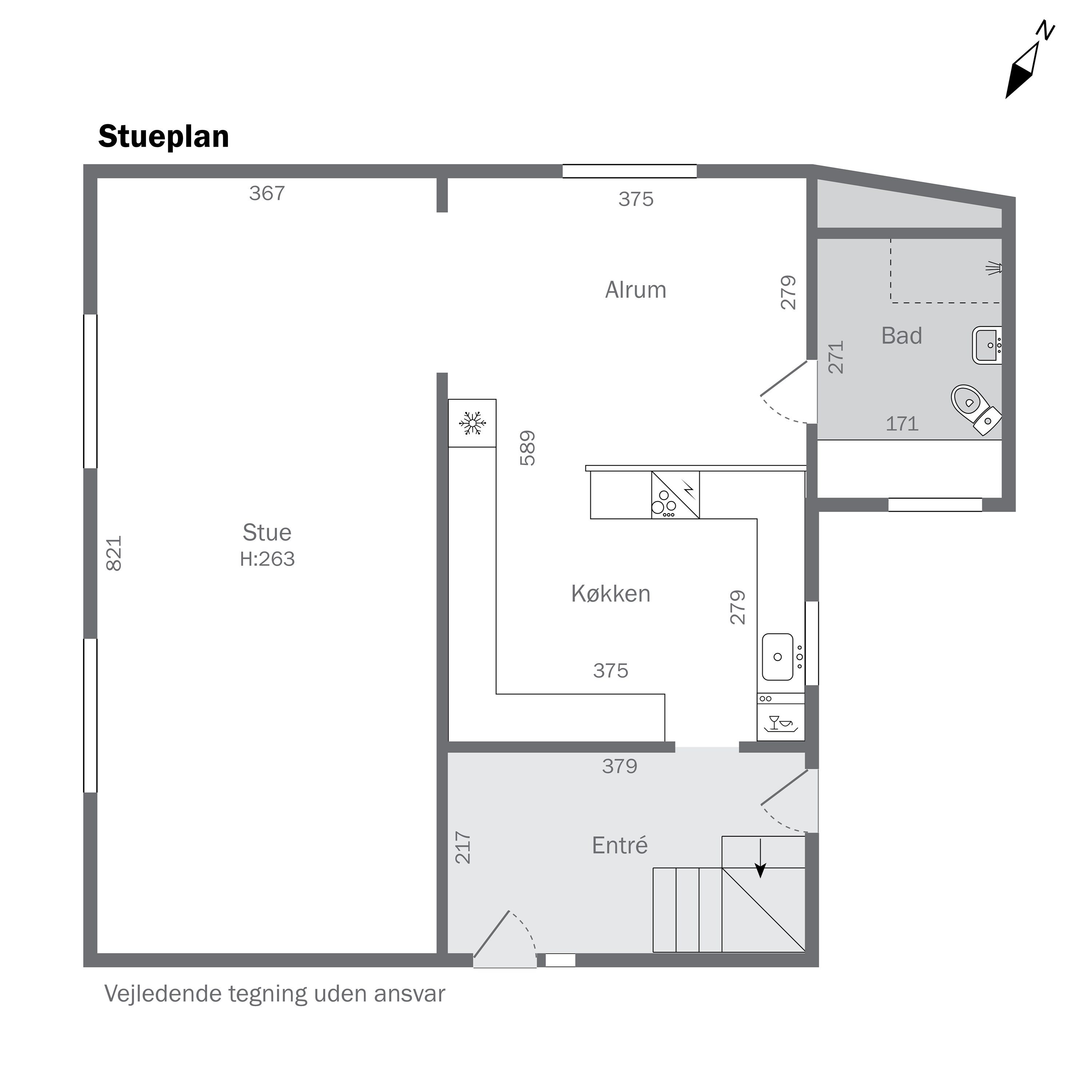 Plantegninger billede af Grønvej 20, 4700 Næstved