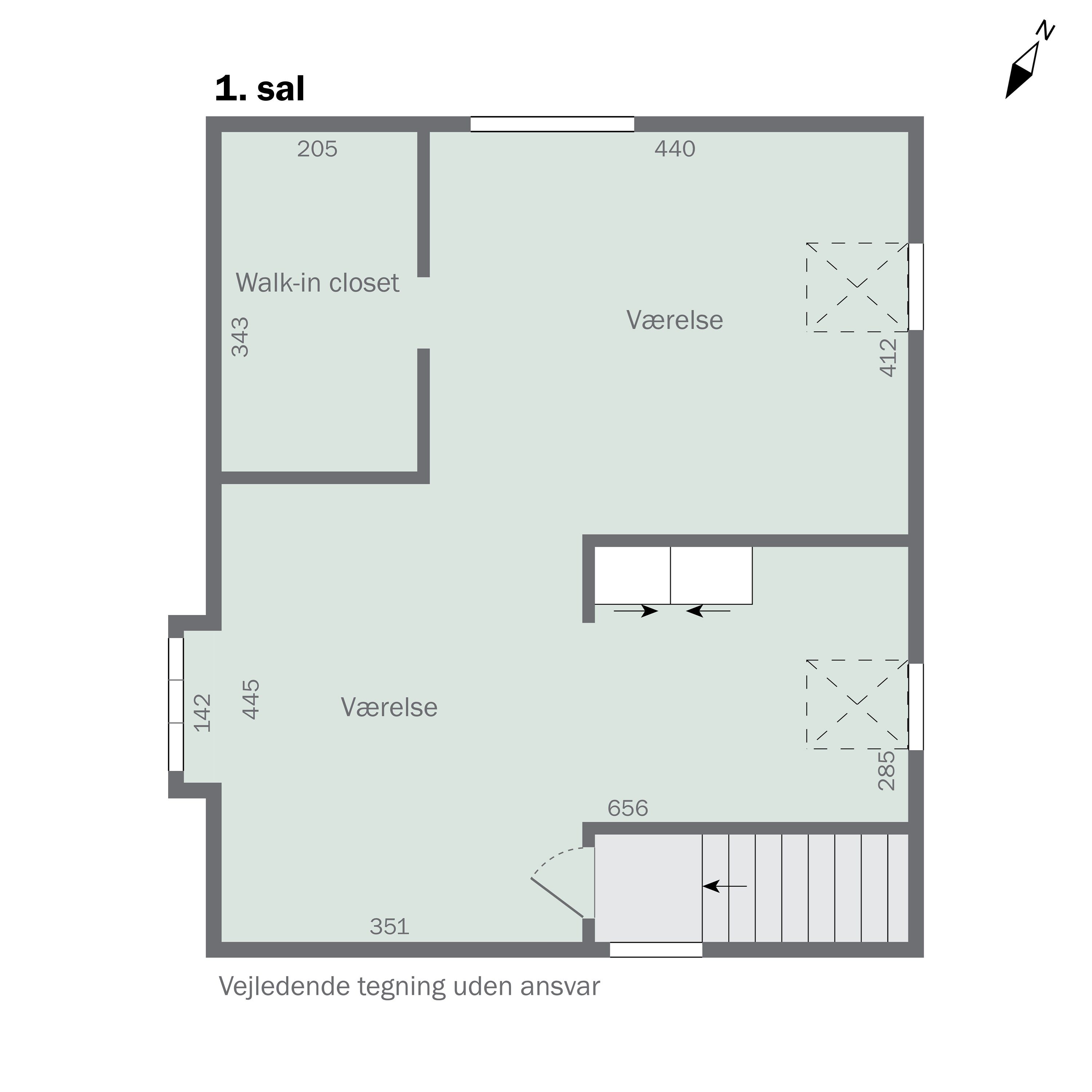 Plantegninger billede af Grønvej 20, 4700 Næstved