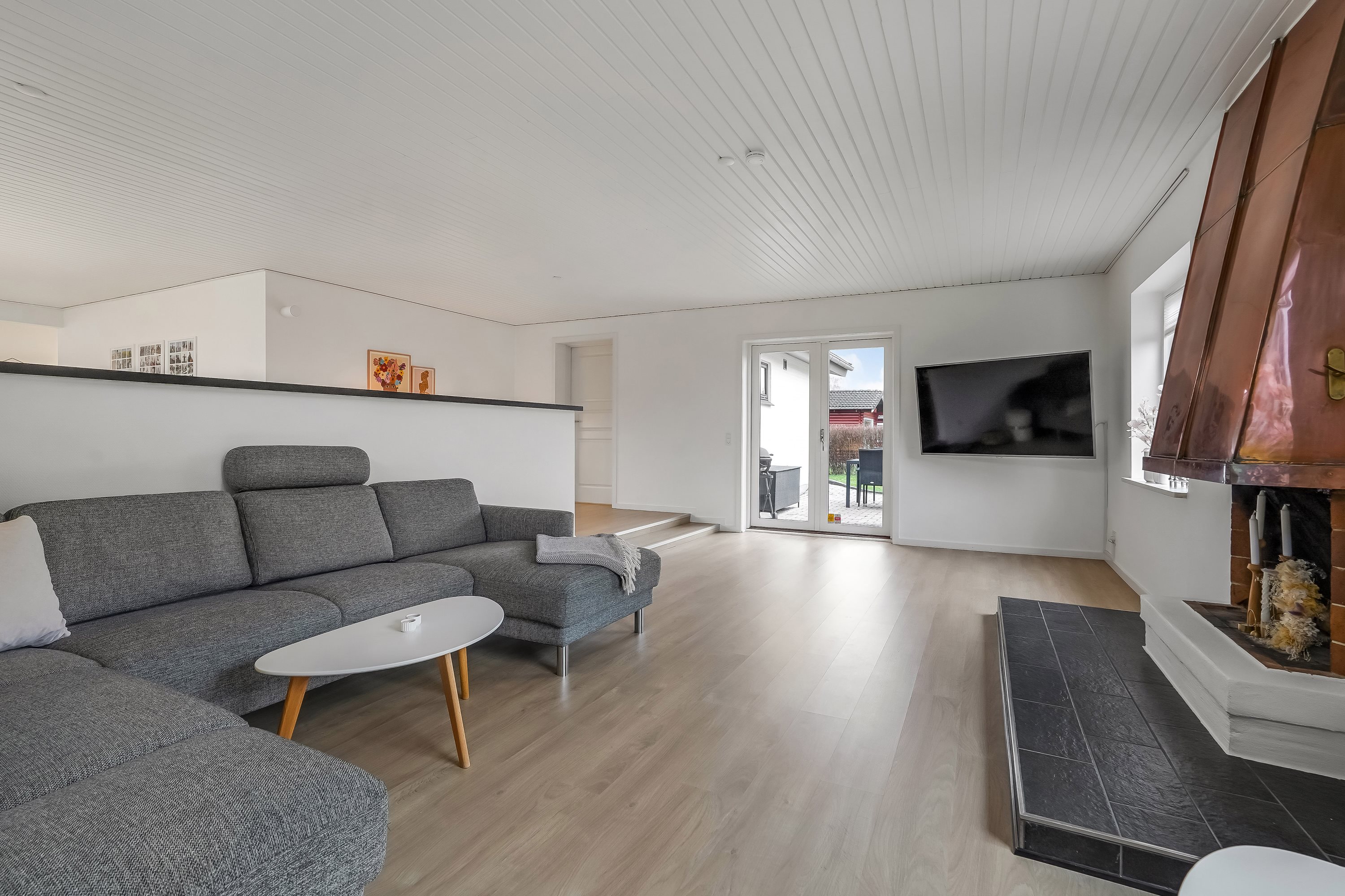 Fremhævet stue billede i fuldskærmstilstand. Billede af Nygade 30, 5592 Ejby