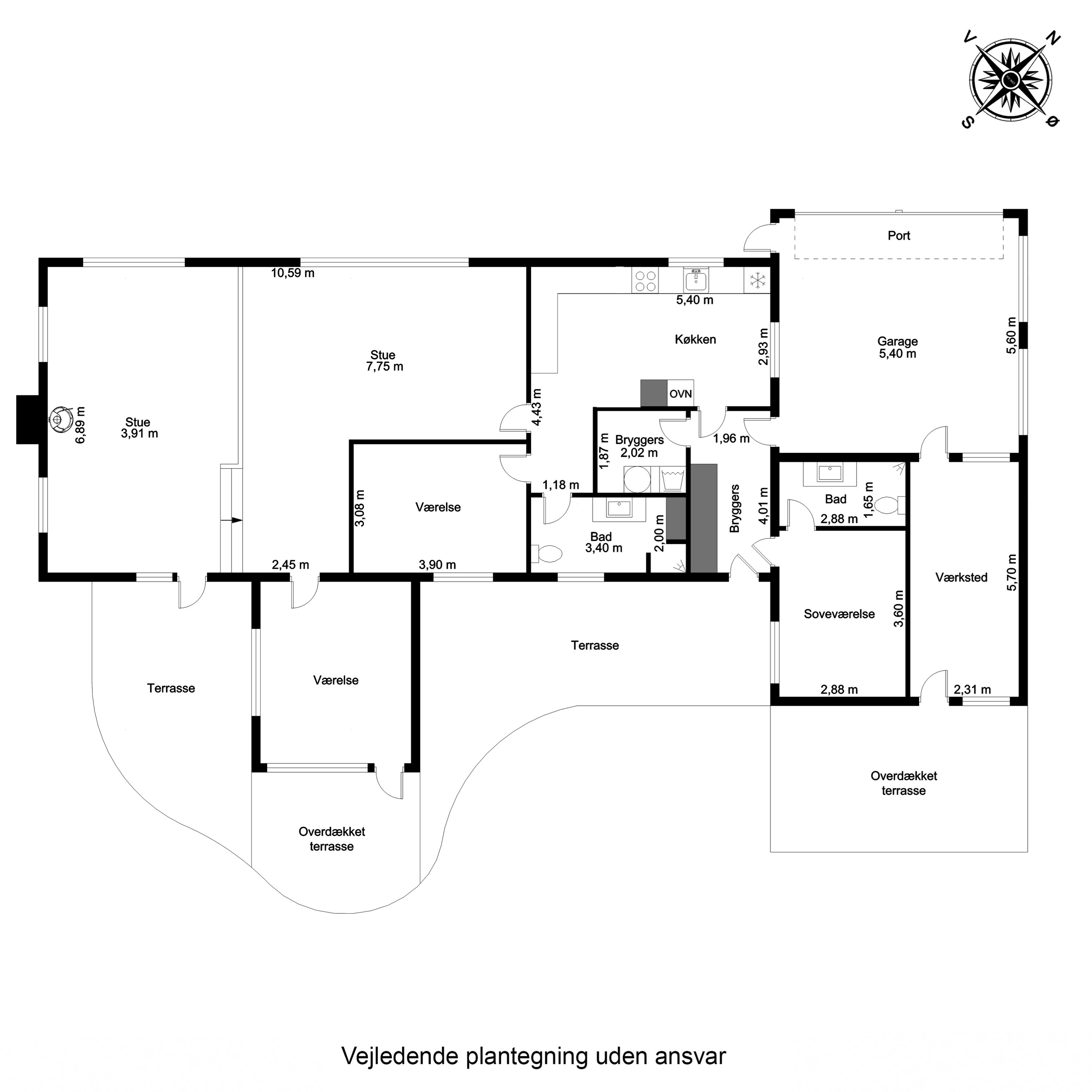 Plantegninger billede af Nygade 30, 5592 Ejby