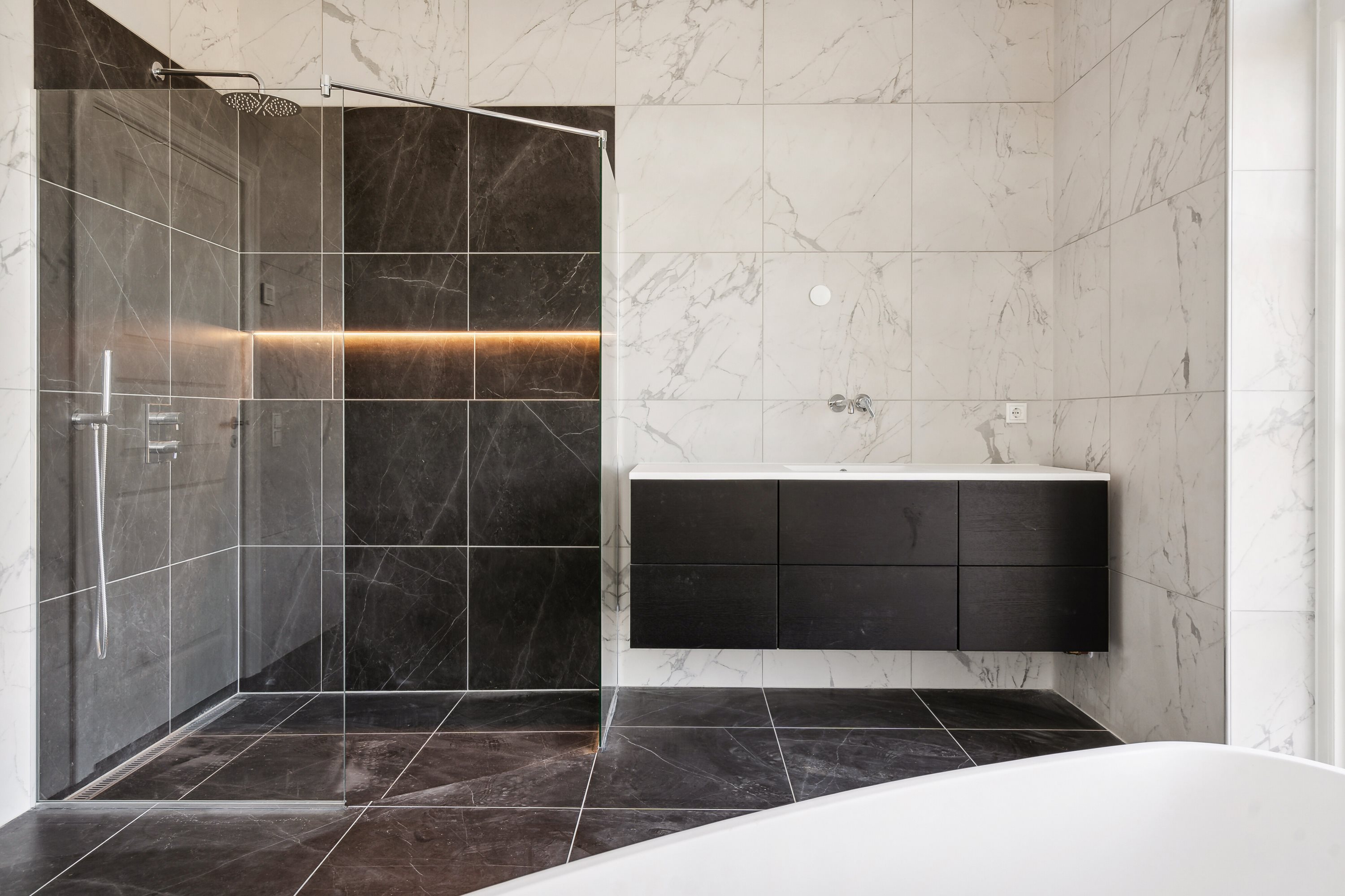 Fremhævet badeværelse billede i fuldskærmstilstand. Billede af Flensborgvej 21, Jyndevad, 6360 Tinglev