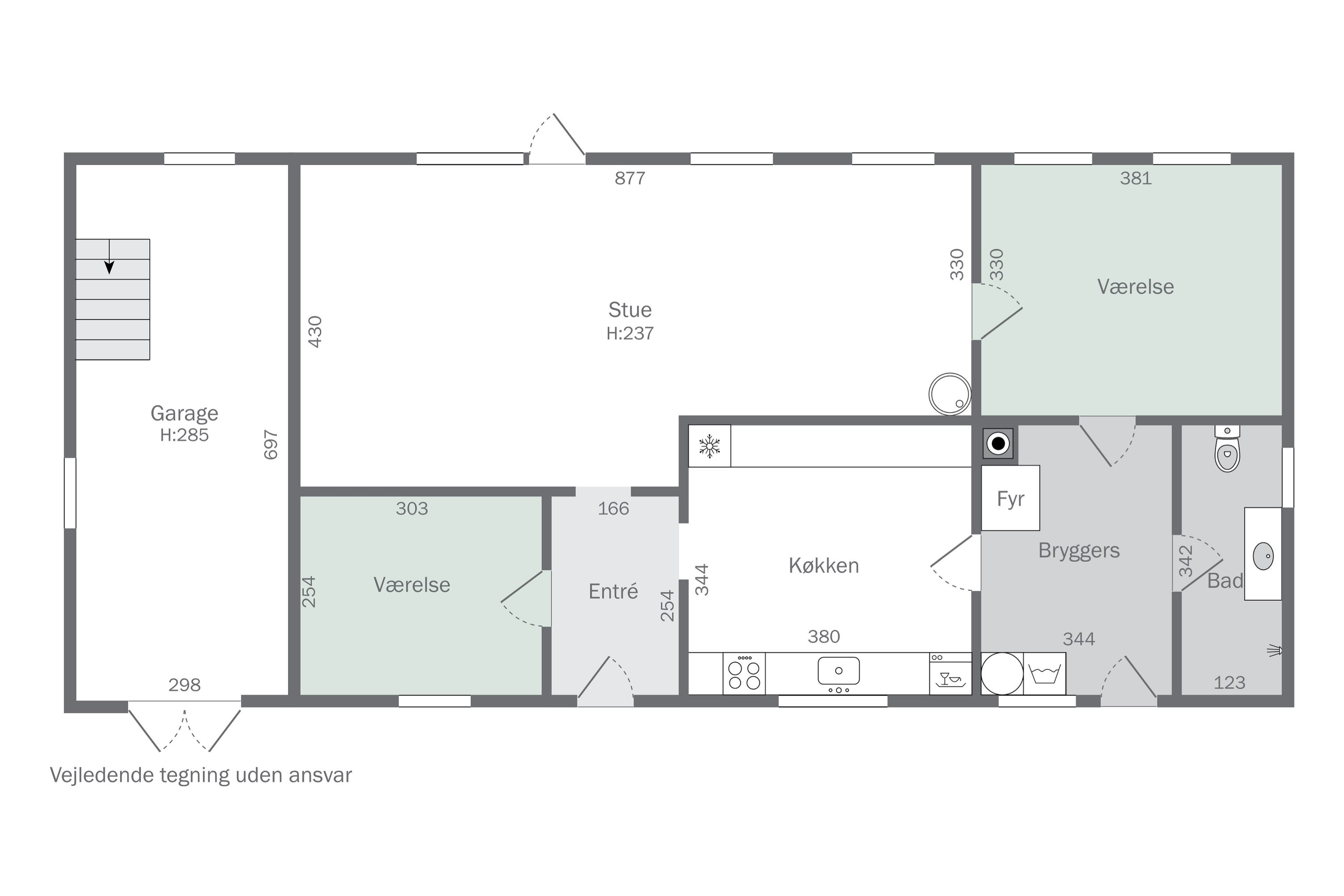Plantegninger billede af Thorsvej 3, 4760 Vordingborg