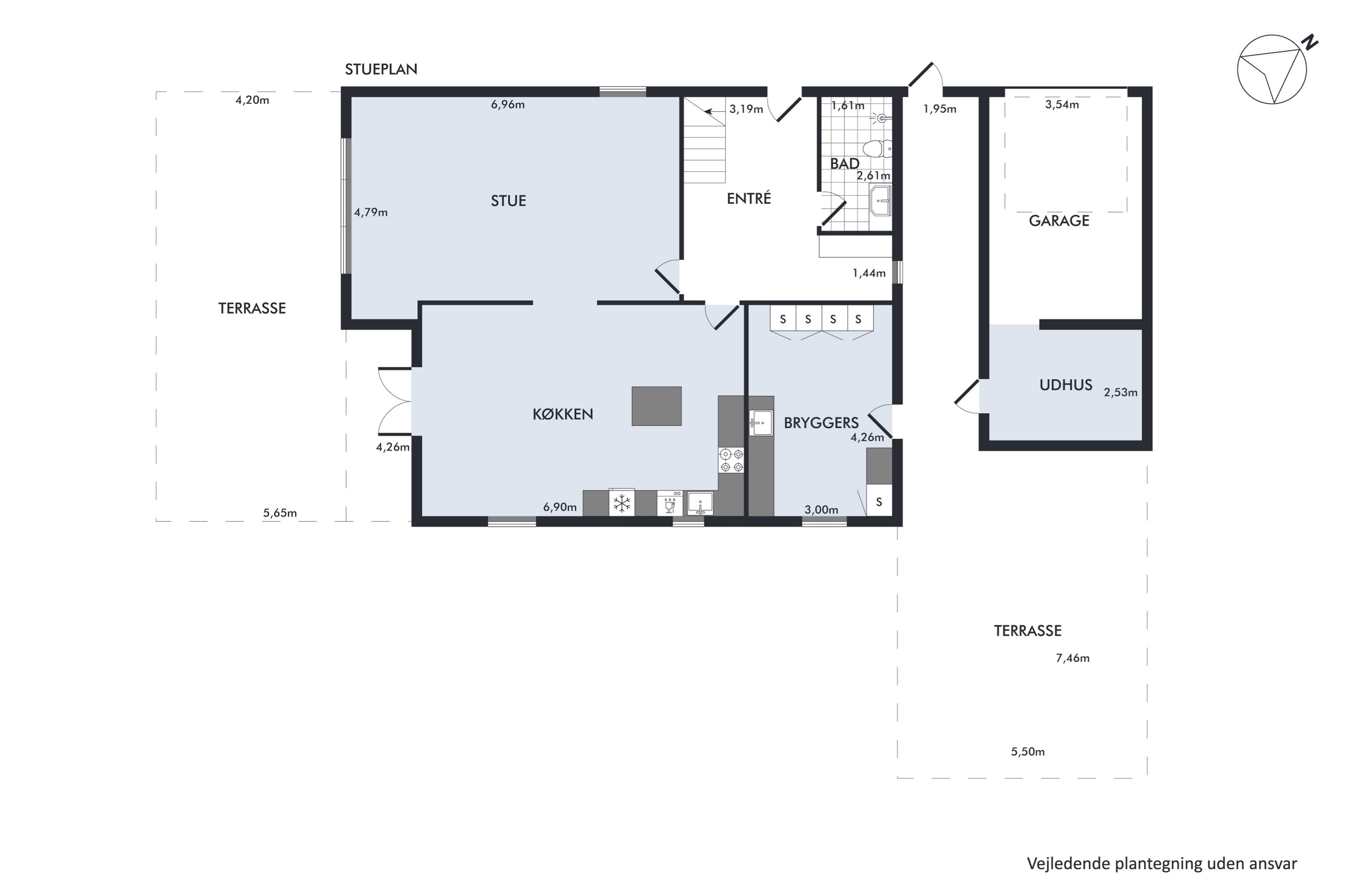 Plantegninger billede af Tranekær 48, Vester Hassing, 9310 Vodskov