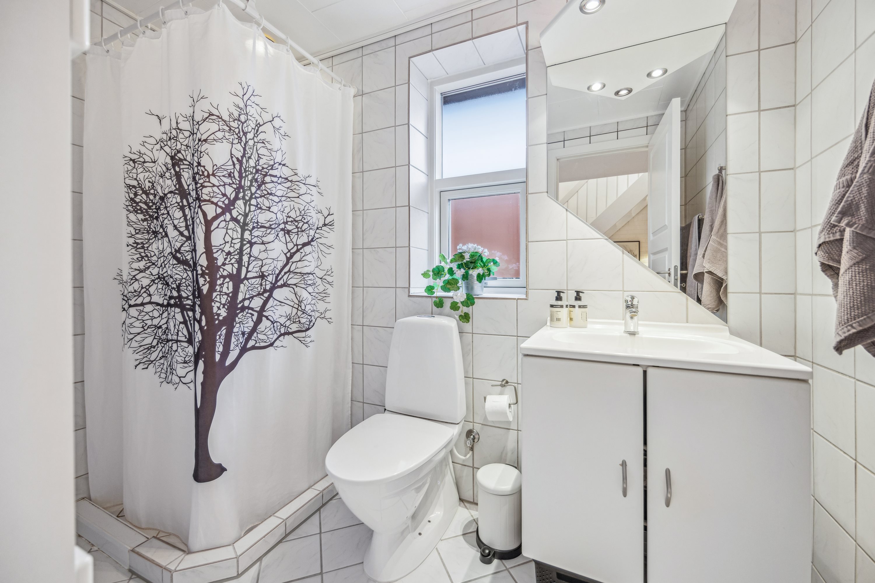 Fremhævet badeværelse billede i fuldskærmstilstand. Billede af Tranekær 48, Vester Hassing, 9310 Vodskov