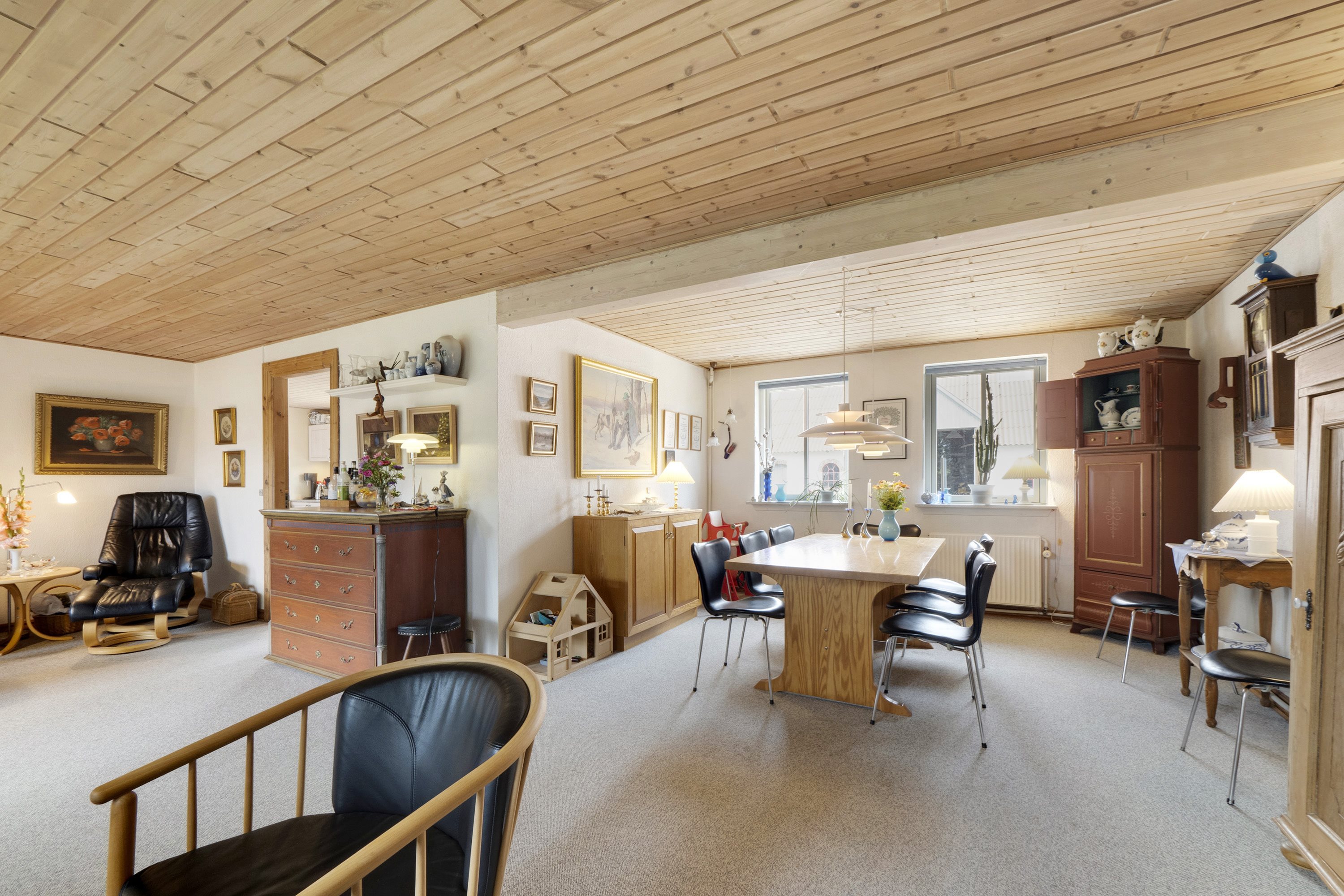 Fremhævet stue billede i fuldskærmstilstand. Billede af Brundvej 1D, Brund, 7700 Thisted