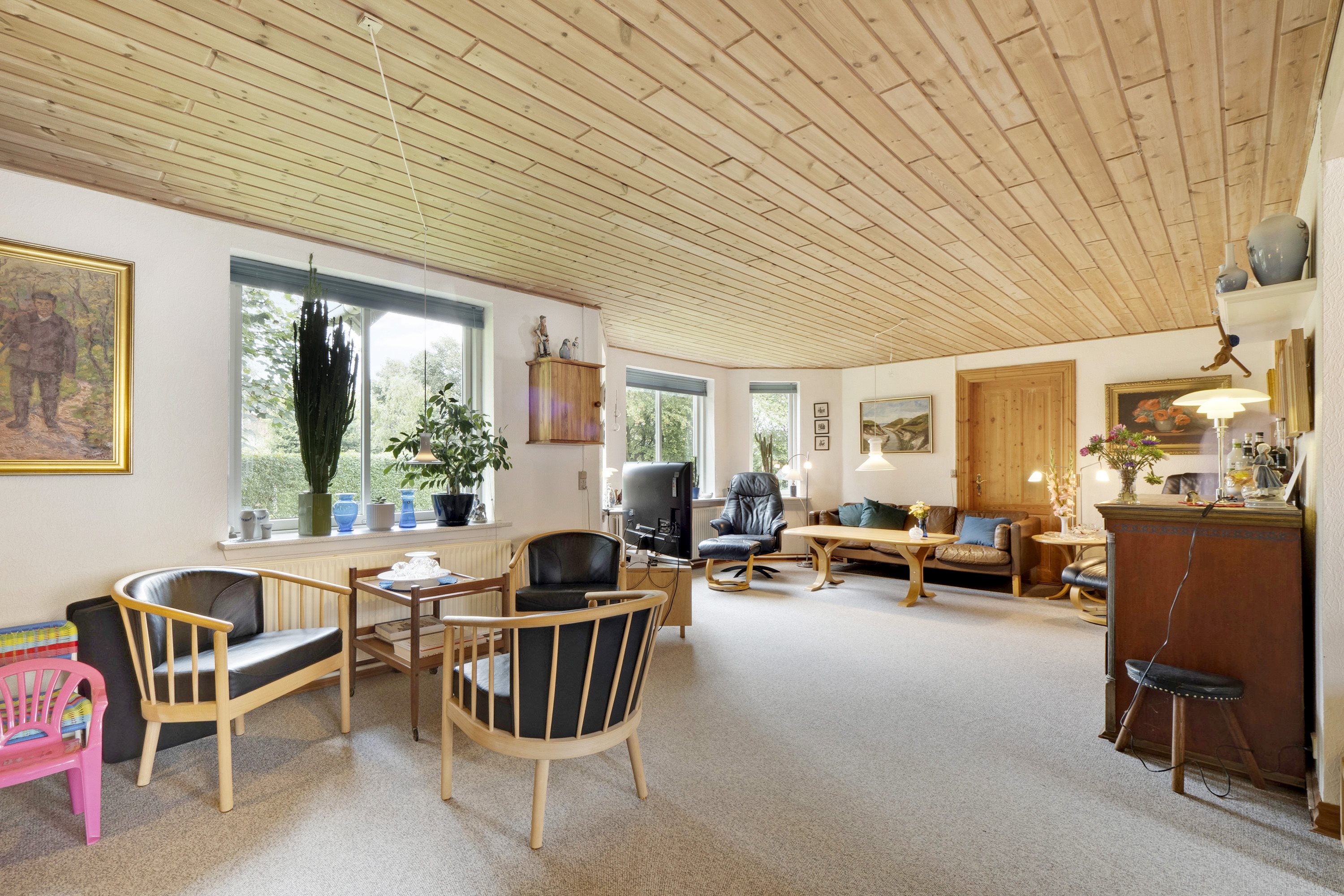 Fremhævet stue billede i fuldskærmstilstand. Billede af Brundvej 1D, Brund, 7700 Thisted