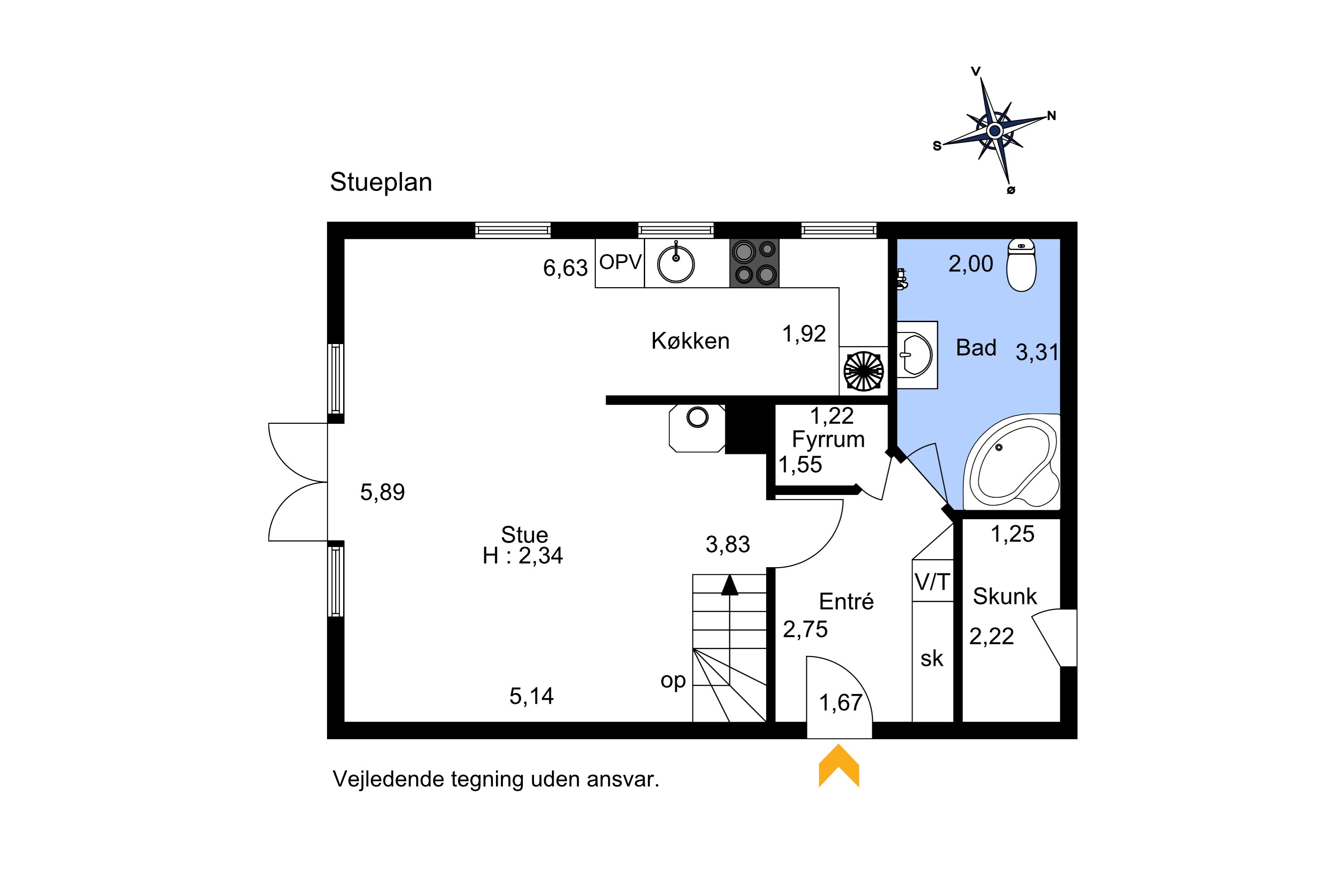 Plantegninger billede af Knakvej 22, Vedersø, 6990 Ulfborg