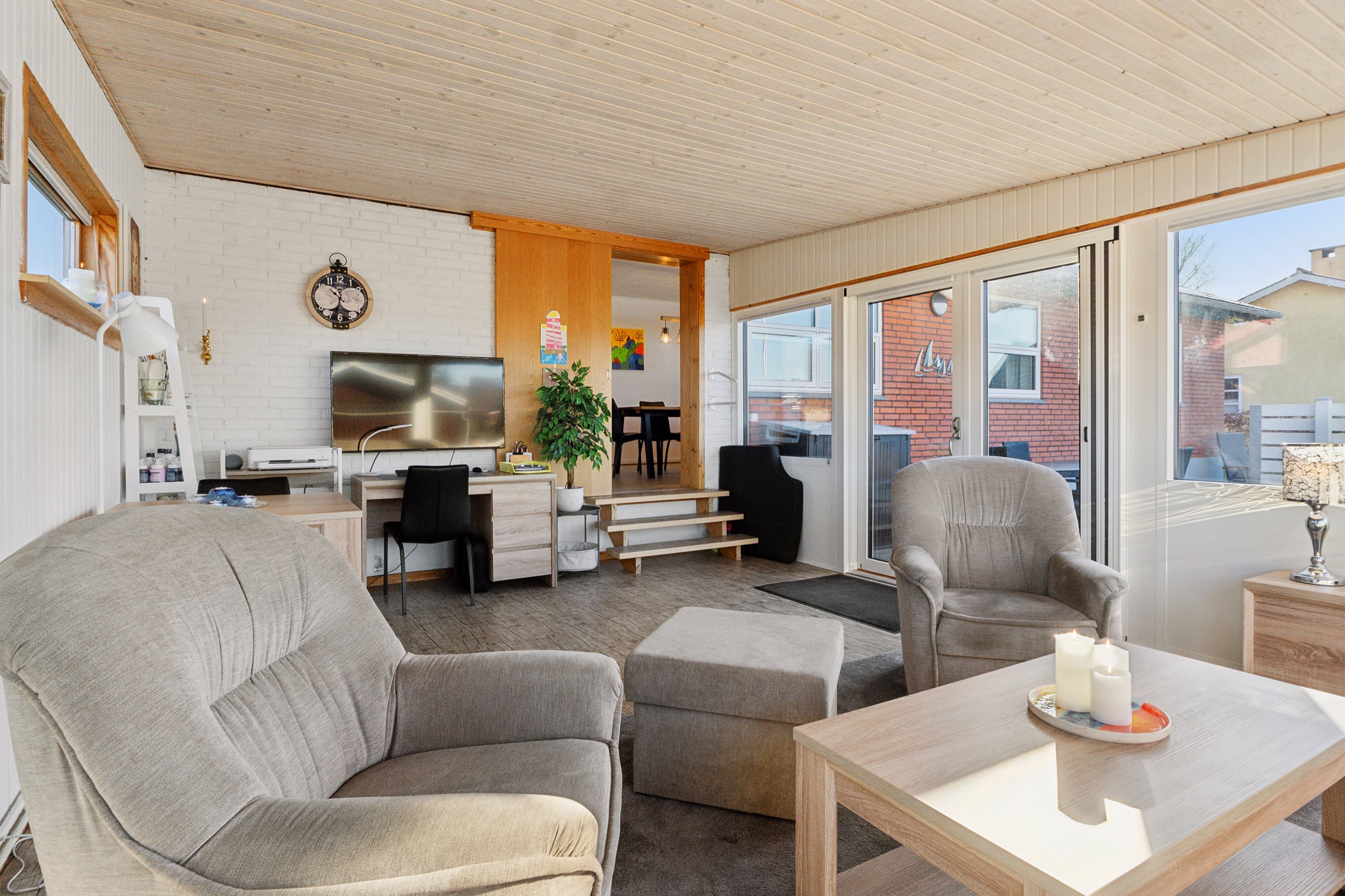 Fremhævet stue billede i fuldskærmstilstand. Billede af Bakkevej 3, 5935 Bagenkop