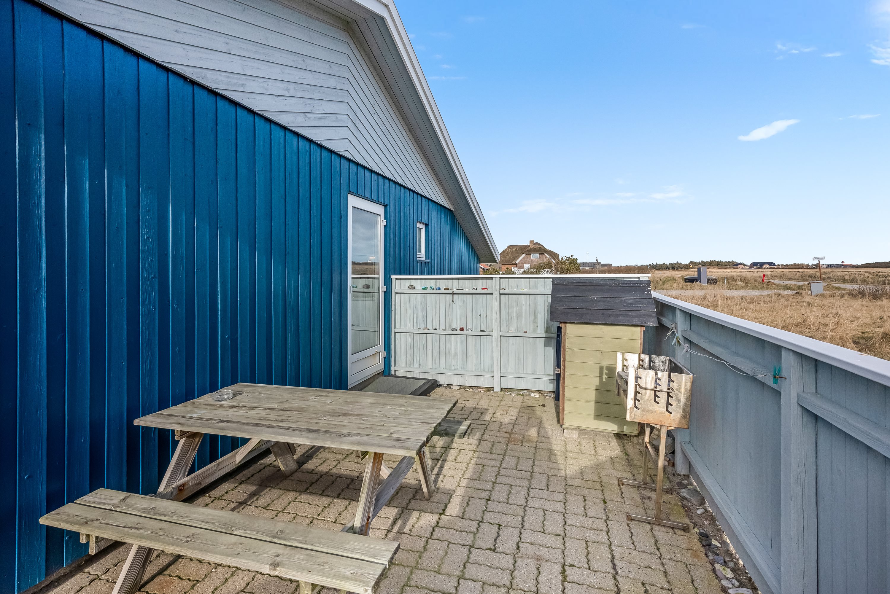 Fremhævet terrasse billede i fuldskærmstilstand. Billede af Alkajavej 1, Vrist, 7673 Harboøre