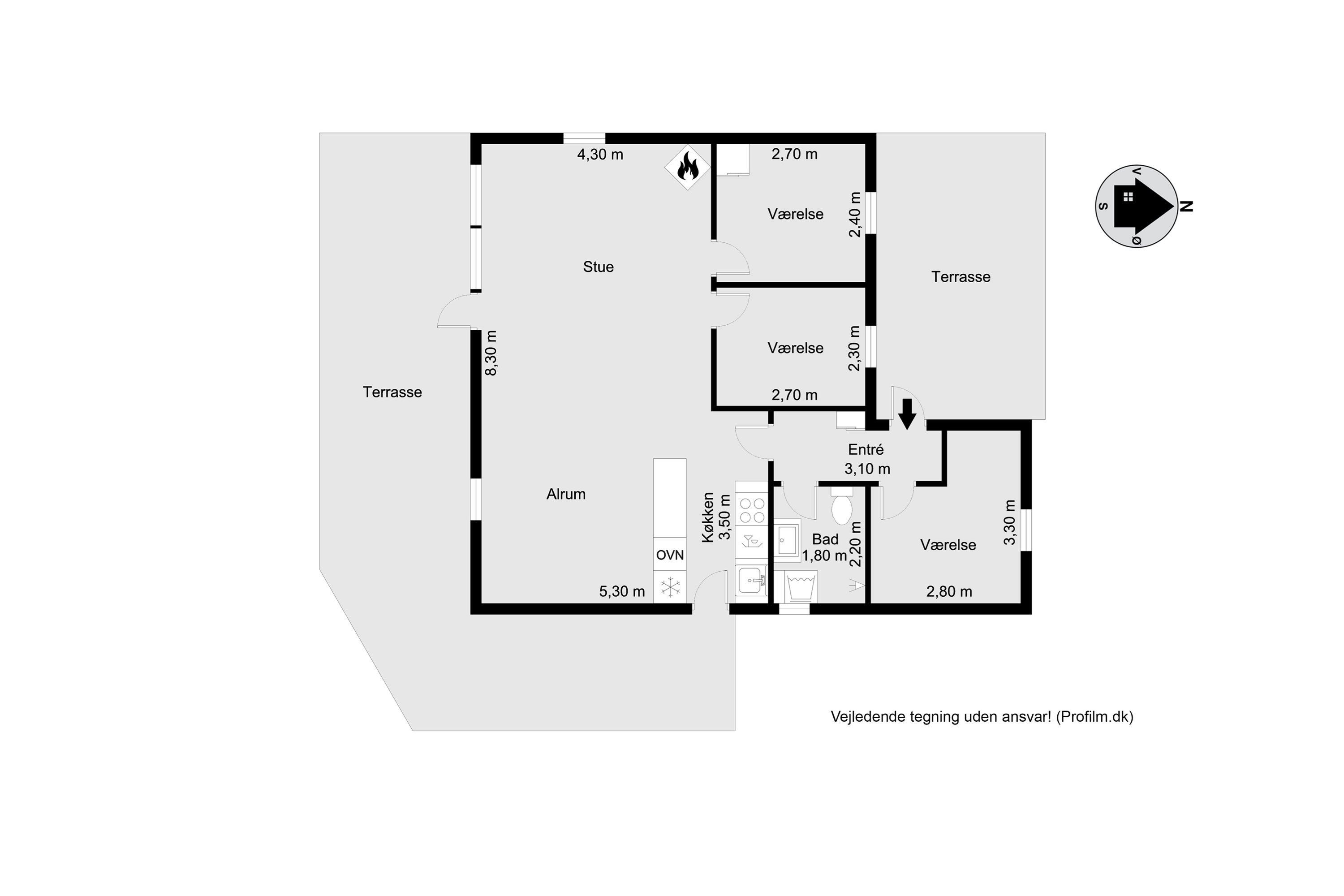 Plantegninger billede af Alkajavej 1, Vrist, 7673 Harboøre