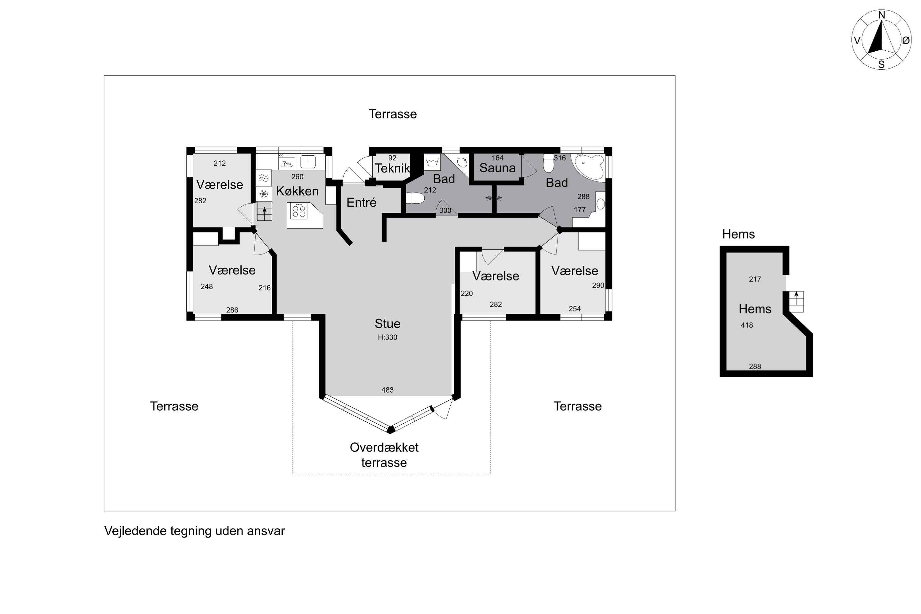 Plantegninger billede af Hovmøllevej 10, Torp, 7960 Karby