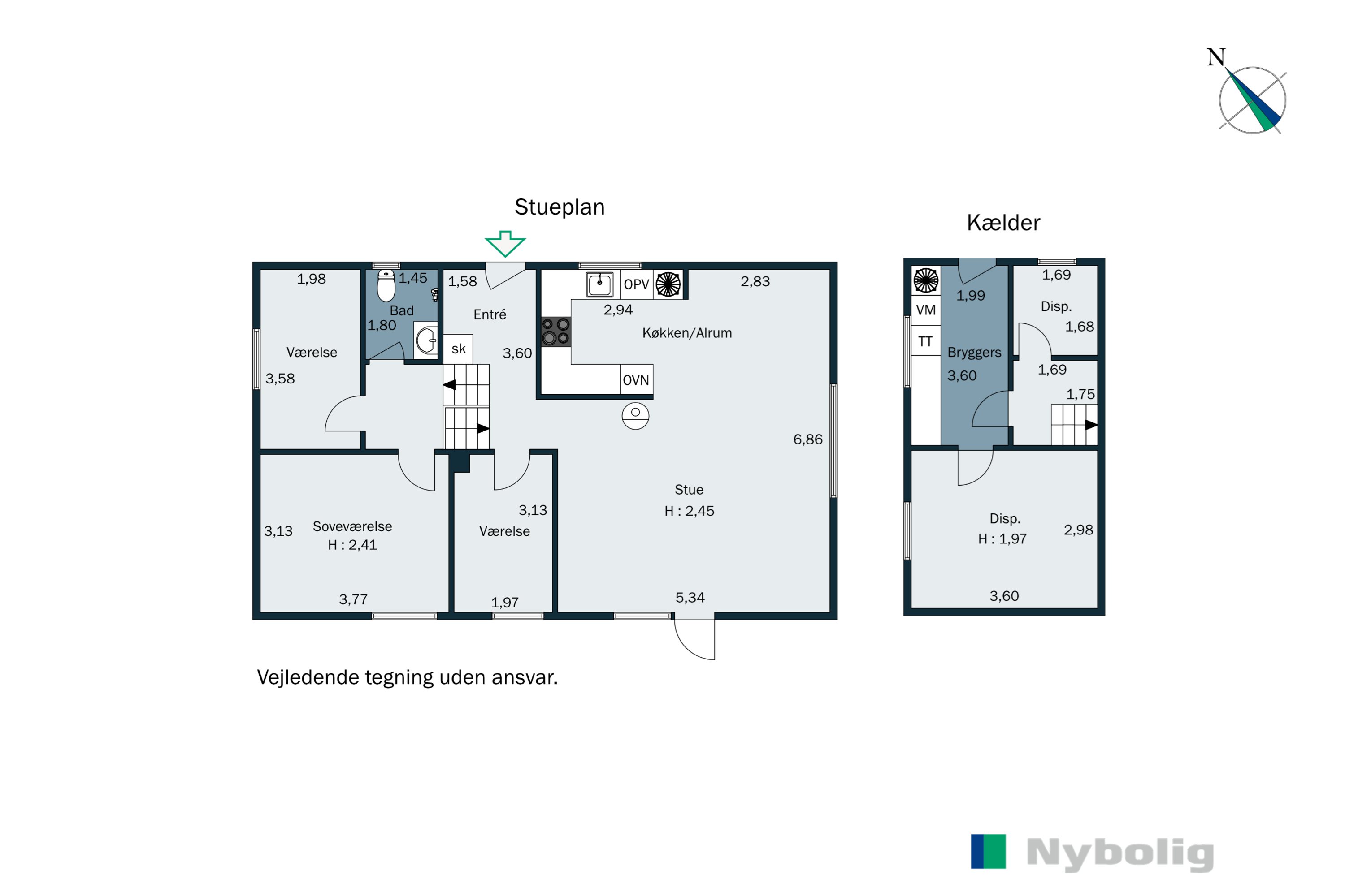 Plantegninger billede af Hesselbjergvej 14, Boulstrup, 8300 Odder