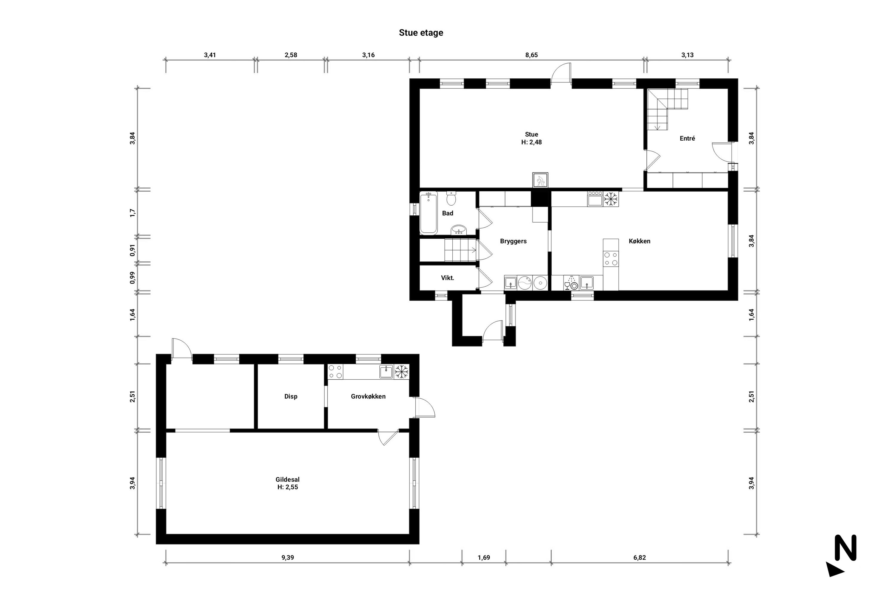 Plantegninger billede af Egholmvej 18, 4880 Nysted