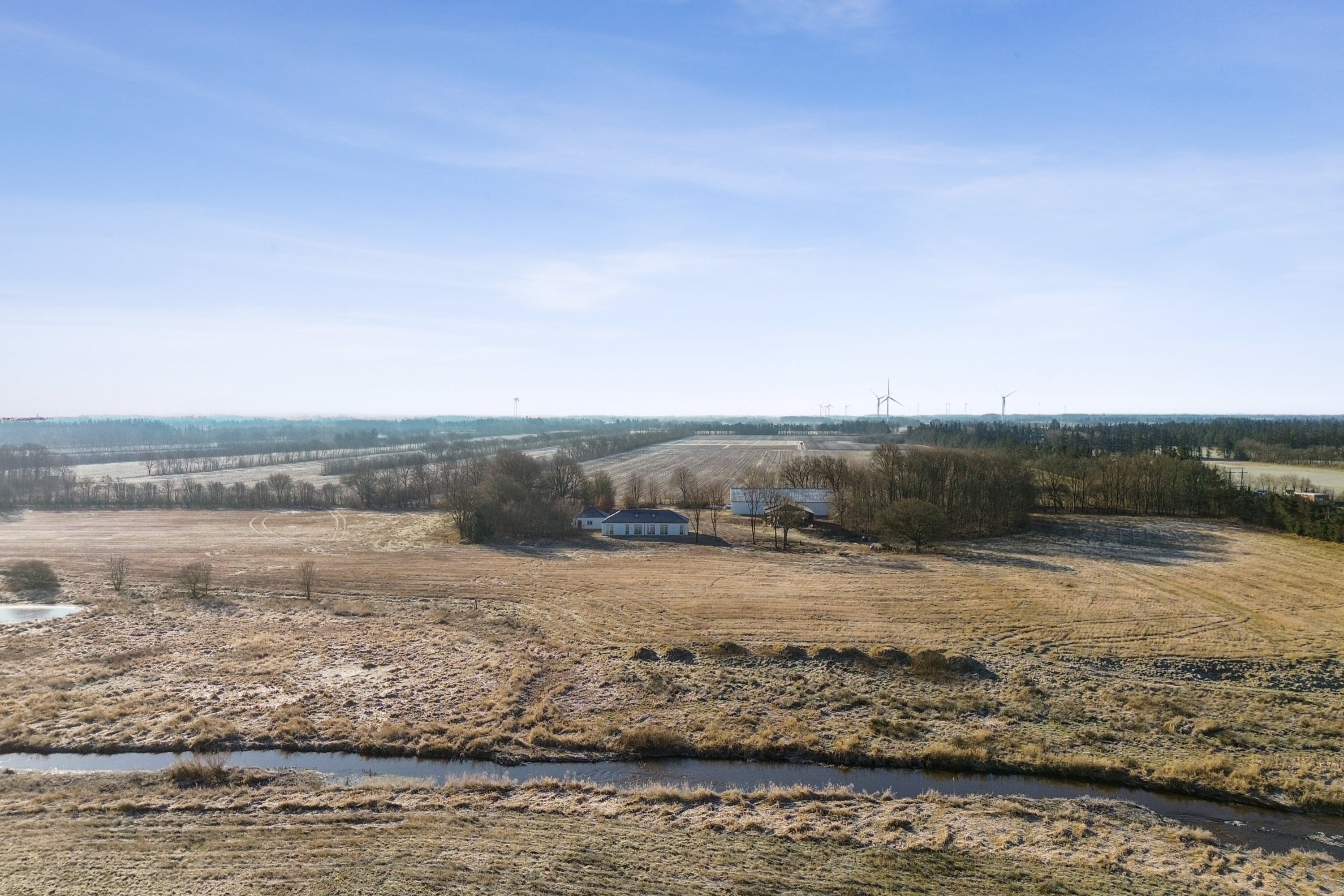 Fremhævet luftfoto billede i fuldskærmstilstand. Billede af Flensborgvej 21, Jyndevad, 6360 Tinglev