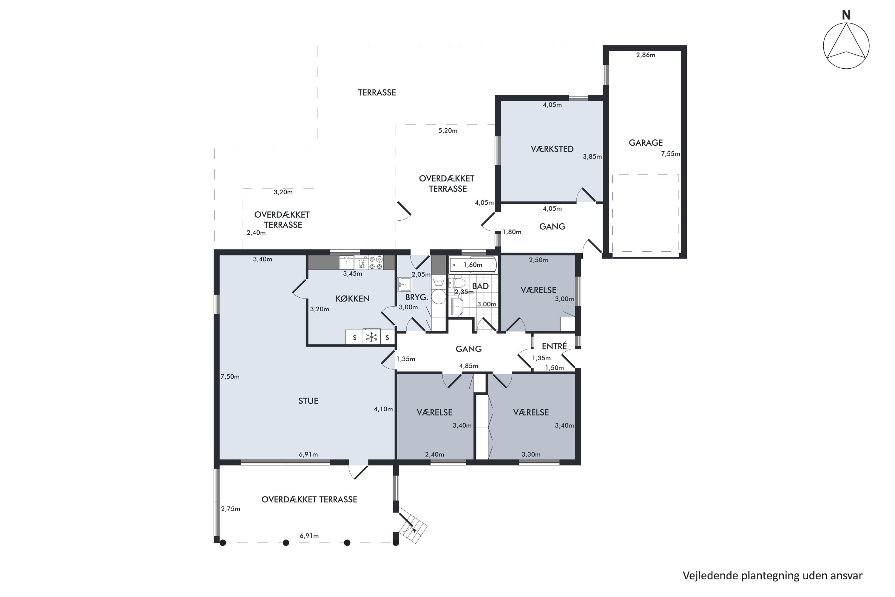Plantegninger billede af Havrevej 4, Mejlby, 8981 Spentrup