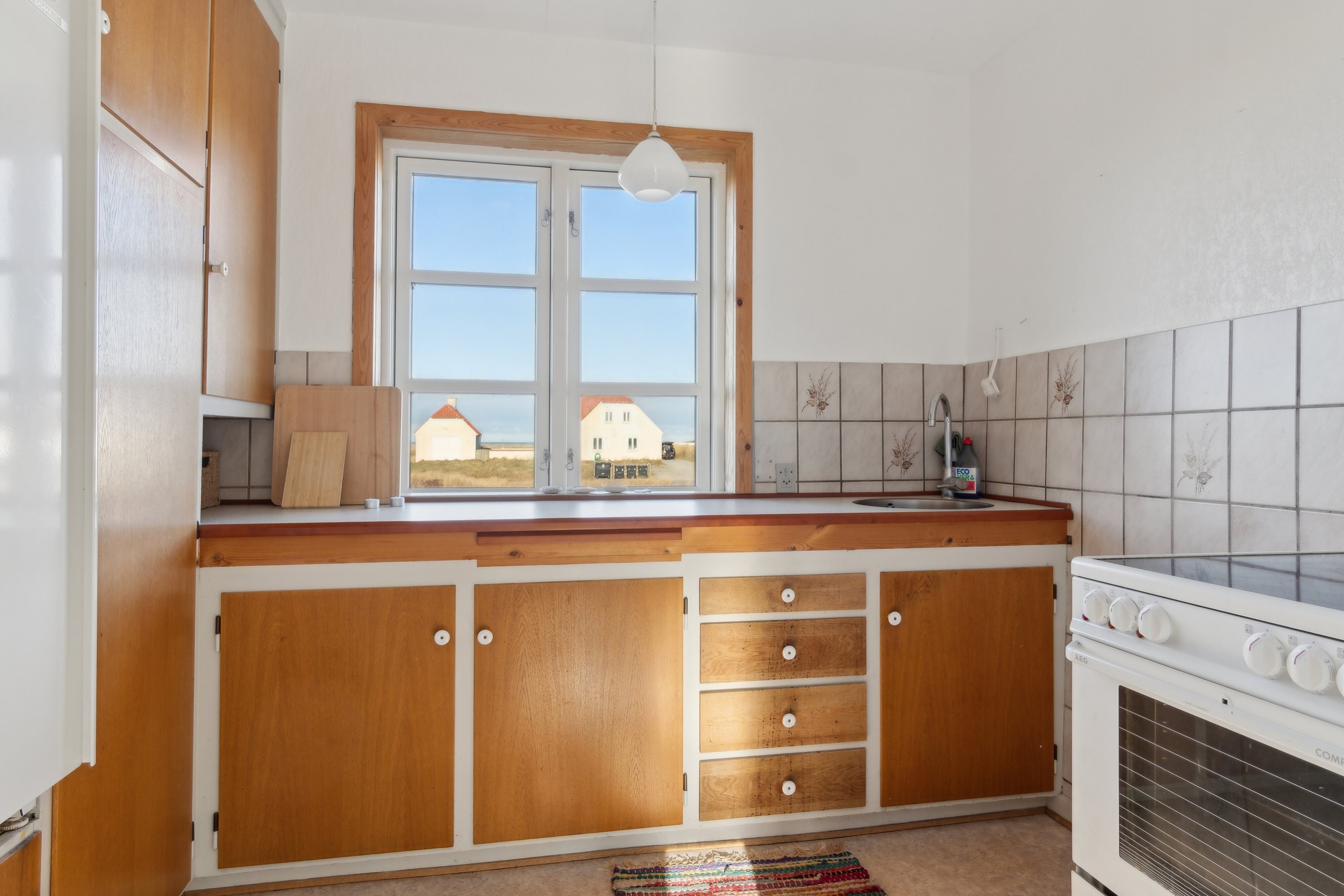 Fremhævet køkken billede i fuldskærmstilstand. Billede af Sandnæshagevej 10, Lildstrand, 7741 Frøstrup