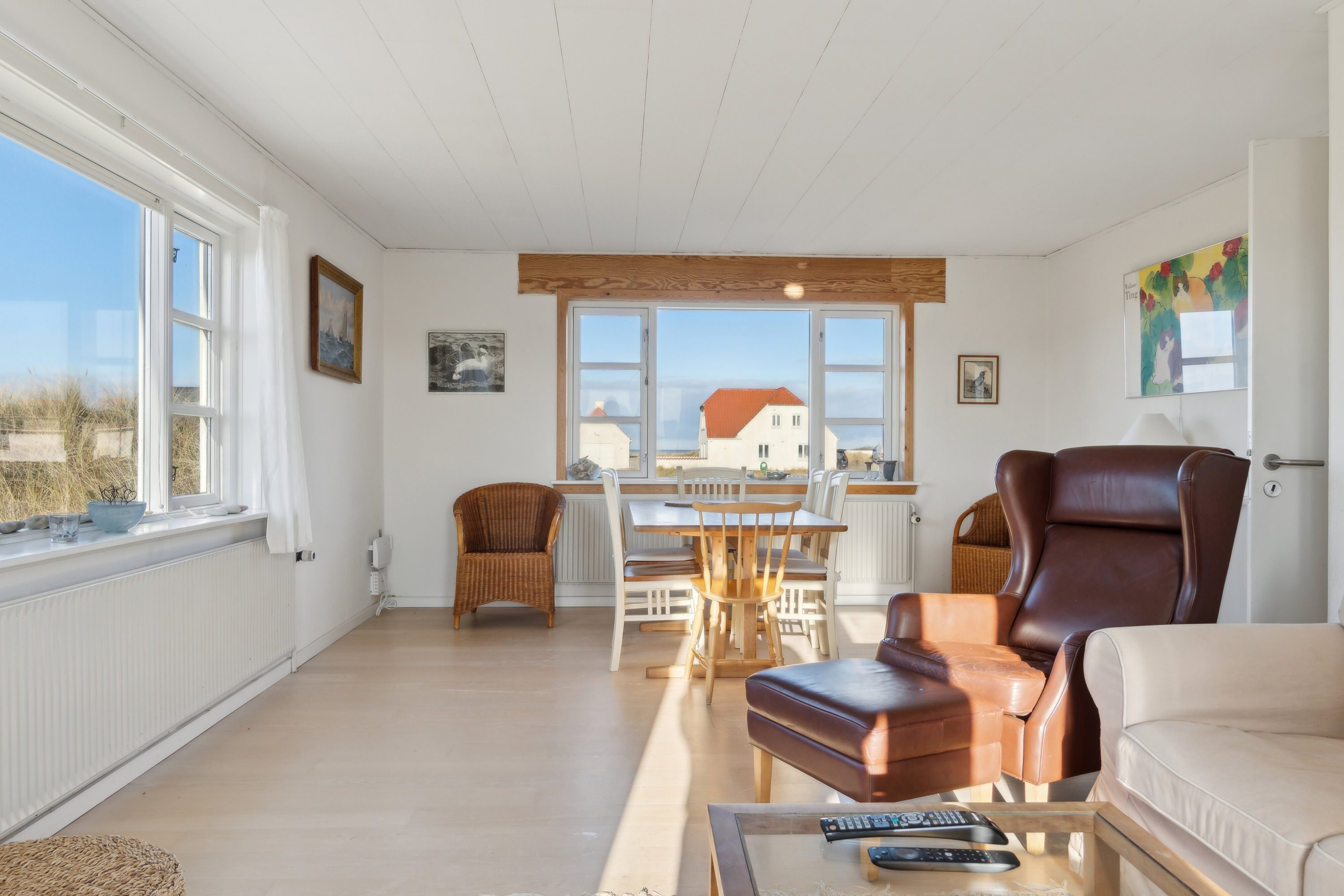 Fremhævet stue billede i fuldskærmstilstand. Billede af Sandnæshagevej 10, Lildstrand, 7741 Frøstrup