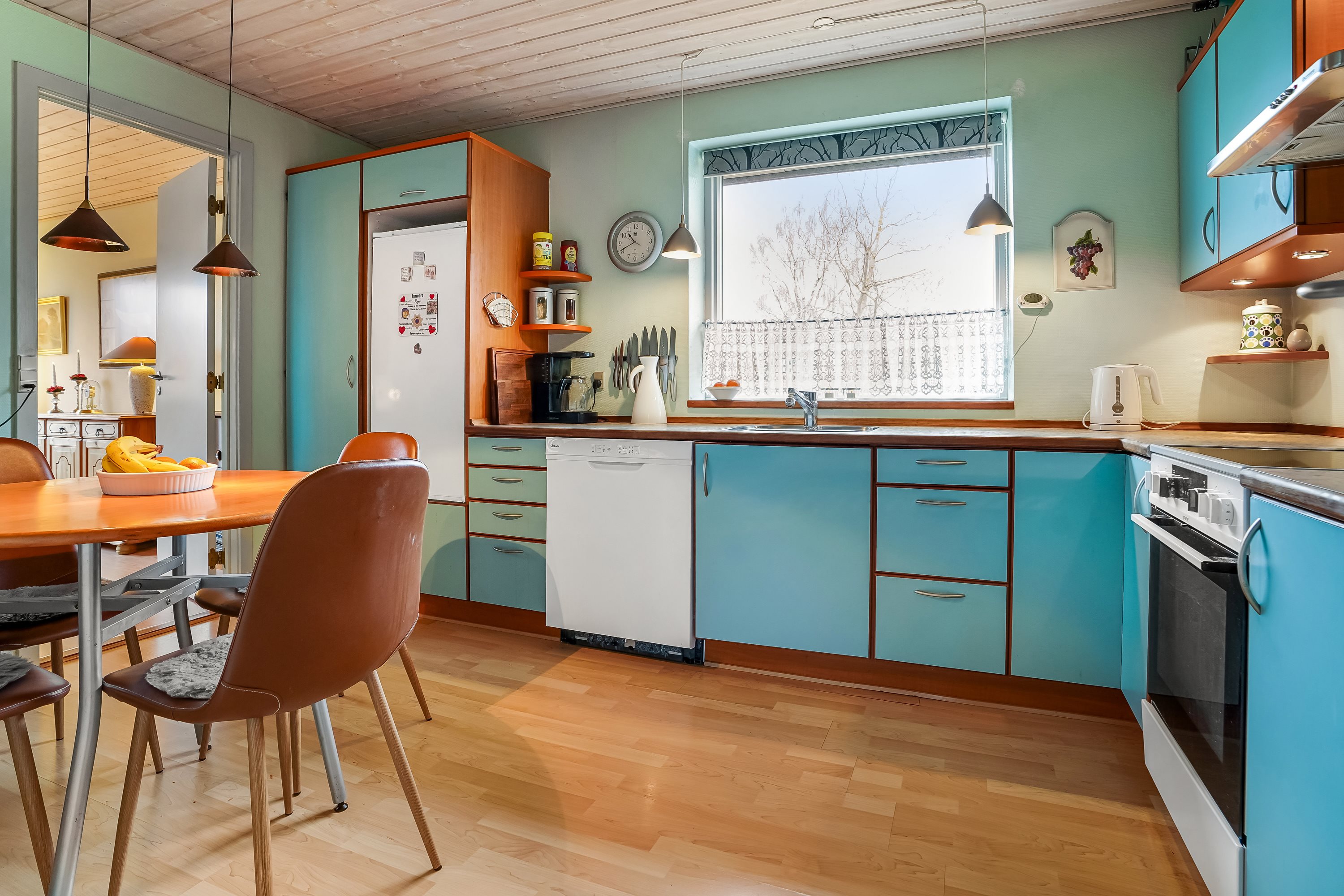 Fremhævet køkken billede i fuldskærmstilstand. Billede af Åbrinken 15, Dortheasminde, 7171 Uldum