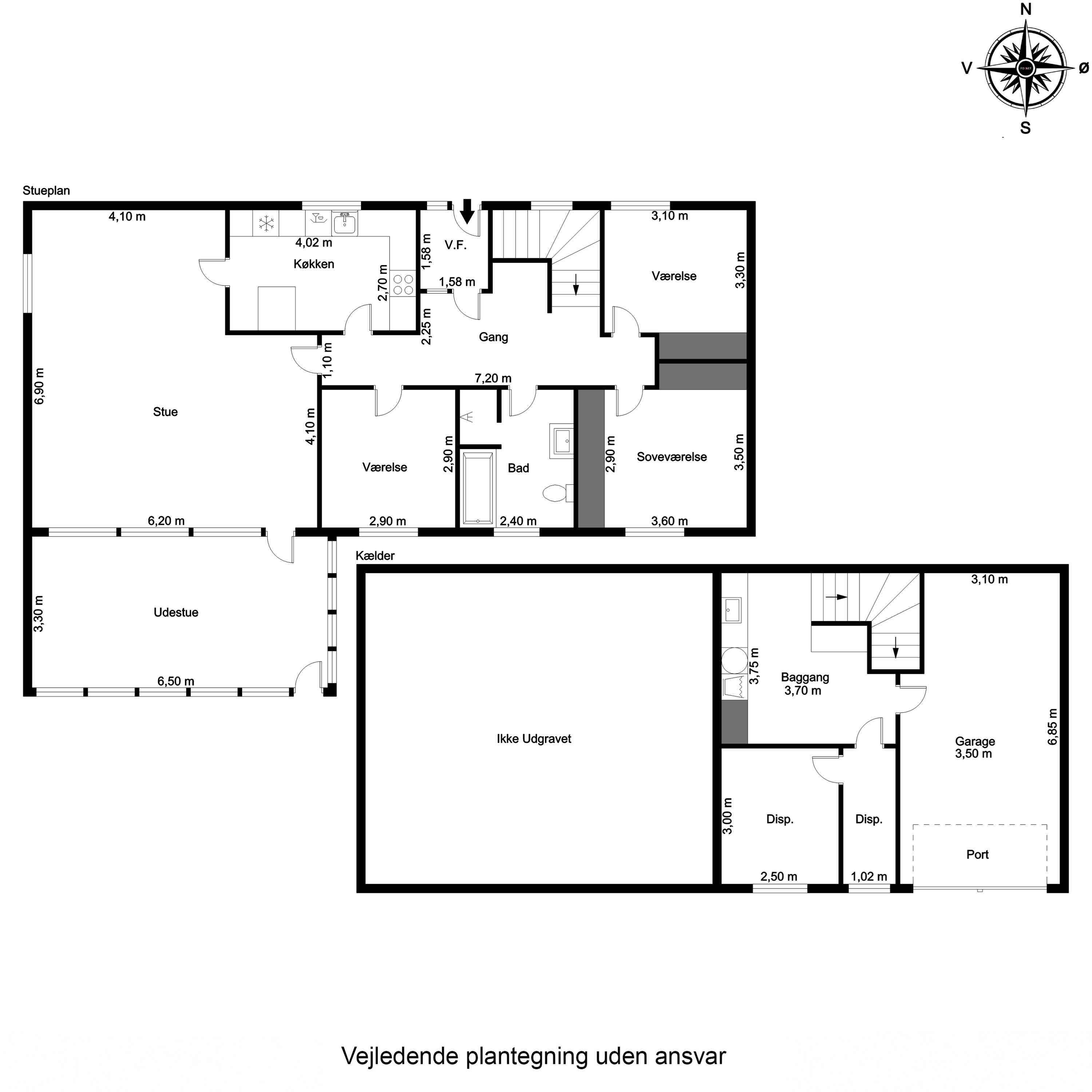 Plantegninger billede af Åbrinken 15, Dortheasminde, 7171 Uldum