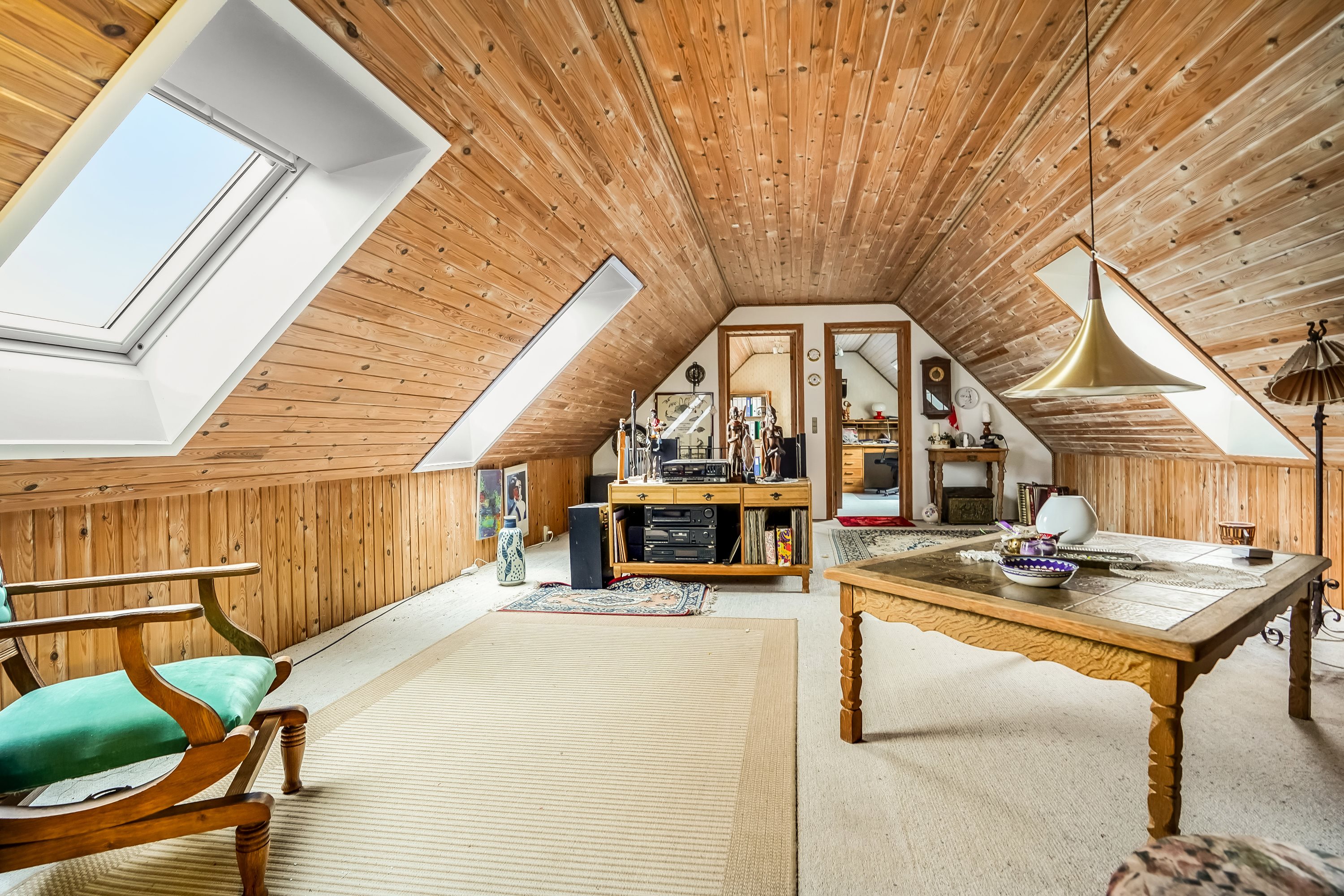 Fremhævet stue billede i fuldskærmstilstand. Billede af Ruerne 10, Tellerup, 5591 Gelsted