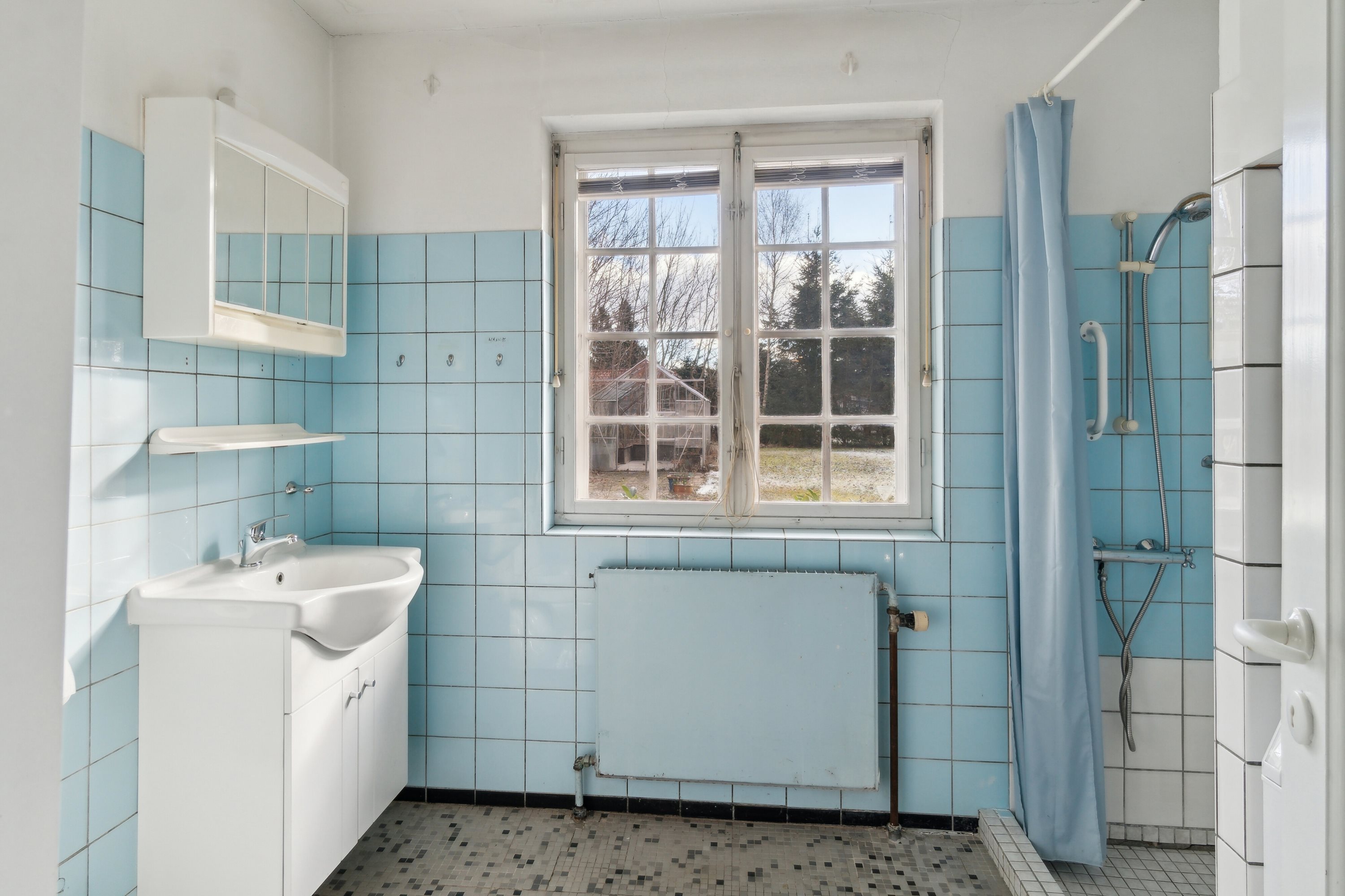 Fremhævet badeværelse billede i fuldskærmstilstand. Billede af Vej 11 3, Jyderup Lyng, 4560 Vig