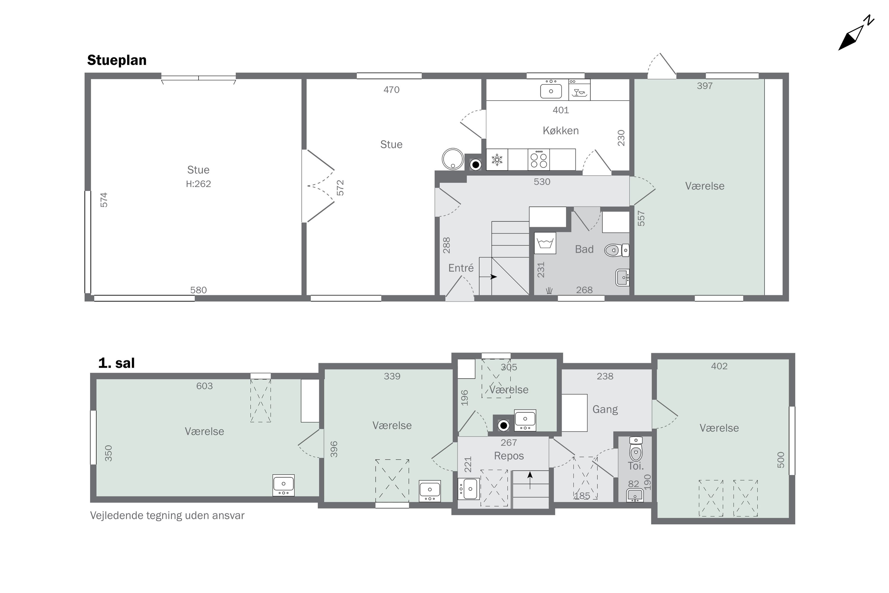 Plantegninger billede af Vej 11 3, Jyderup Lyng, 4560 Vig