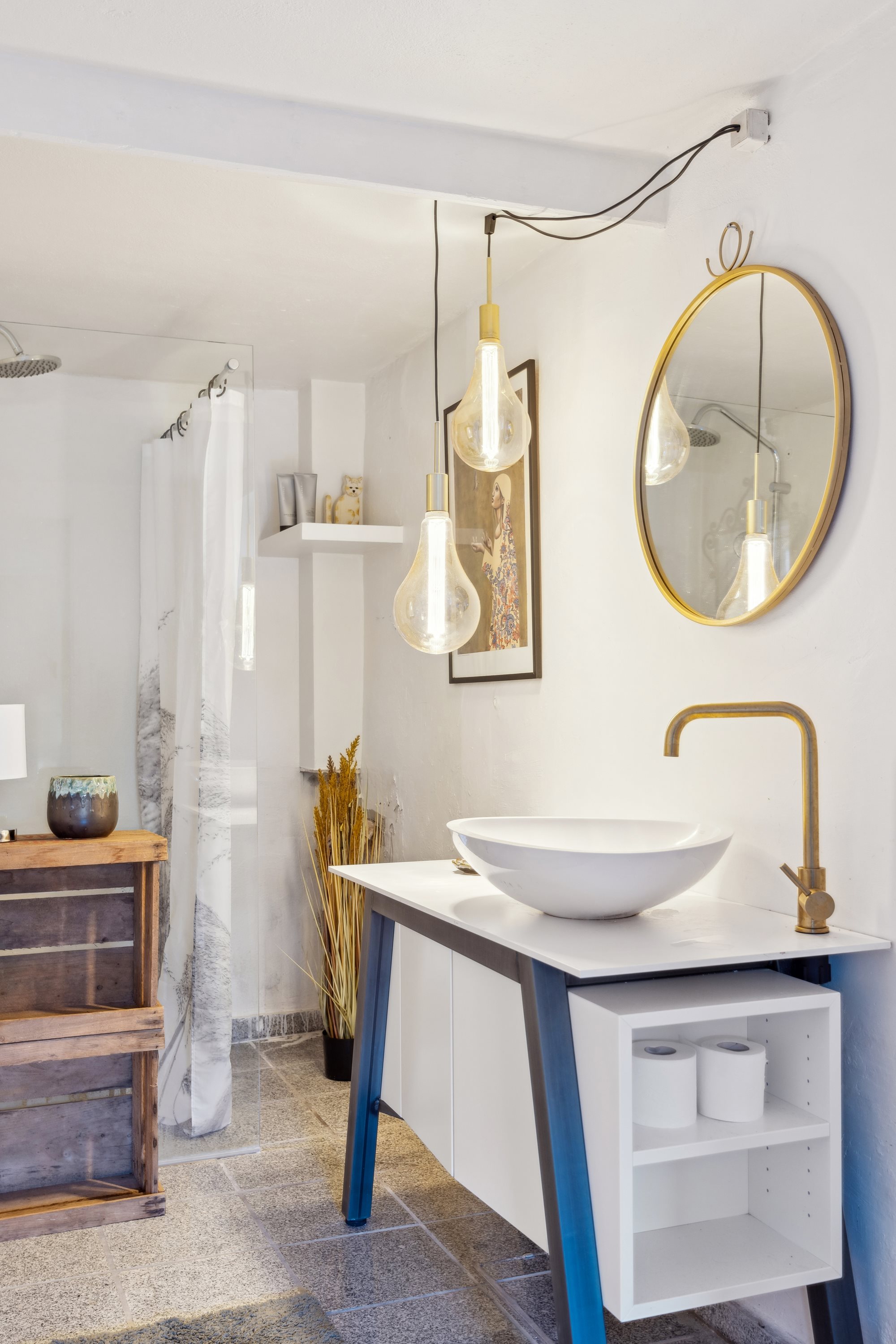 Fremhævet badeværelse billede i fuldskærmstilstand. Billede af Strandgårdshøj 12, 8400 Ebeltoft