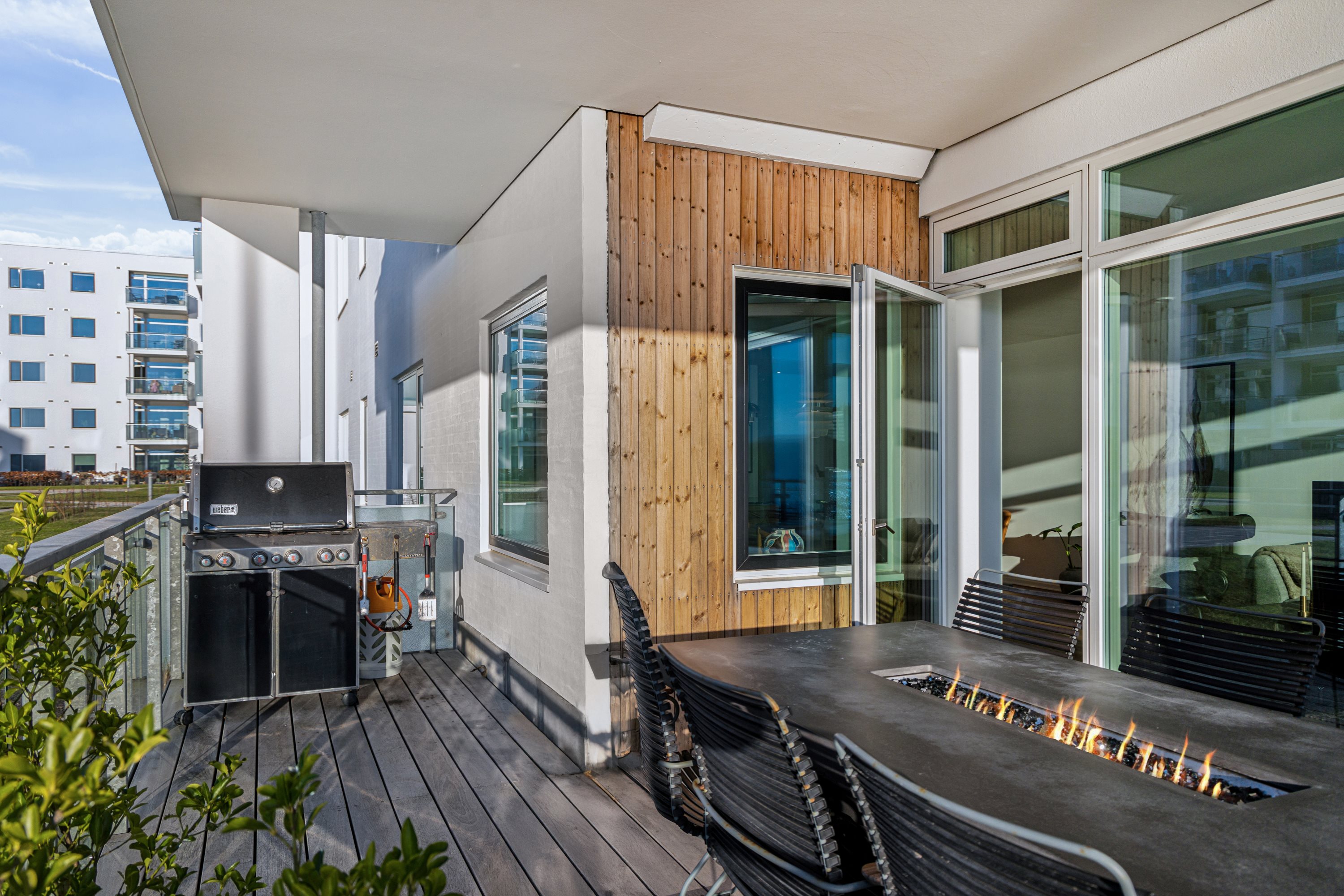 Fremhævet altan billede i fuldskærmstilstand. Billede af Sundby Brygge 11, st.. mf., 9400 Nørresundby