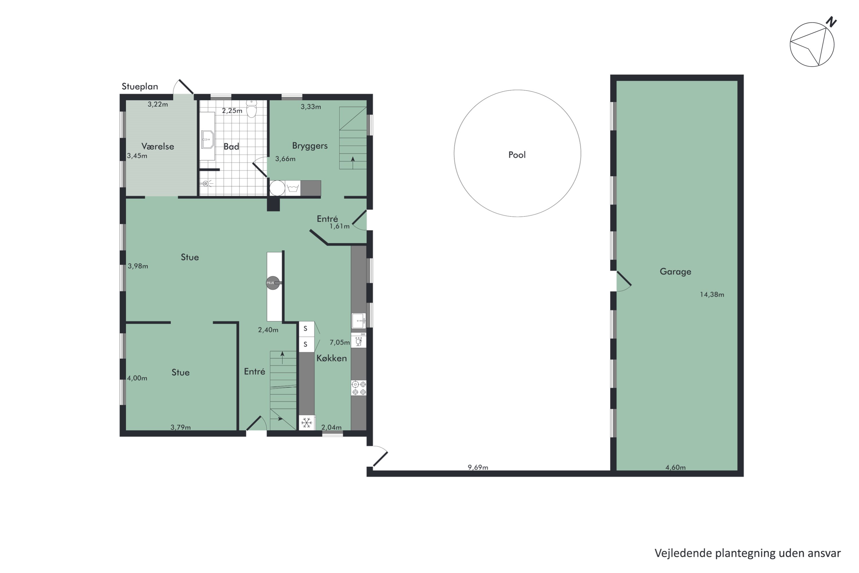 Plantegninger billede af Galstersgade 4, 9400 Nørresundby