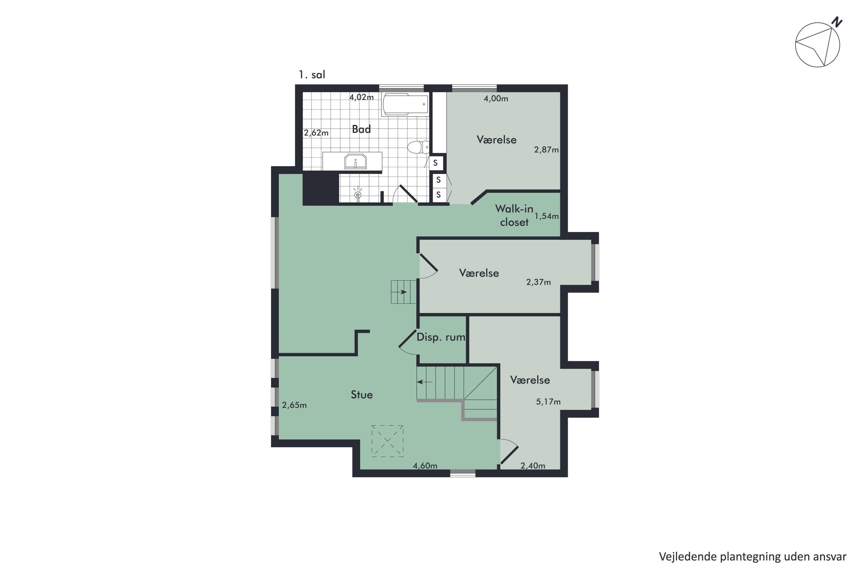 Plantegninger billede af Galstersgade 4, 9400 Nørresundby