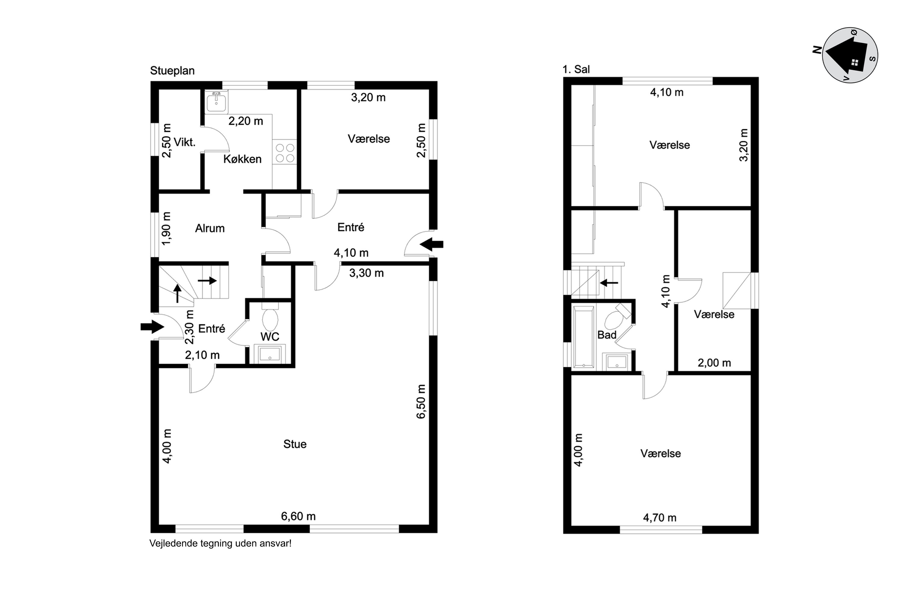 Plantegninger billede af Horupsgade 28, 6270 Tønder