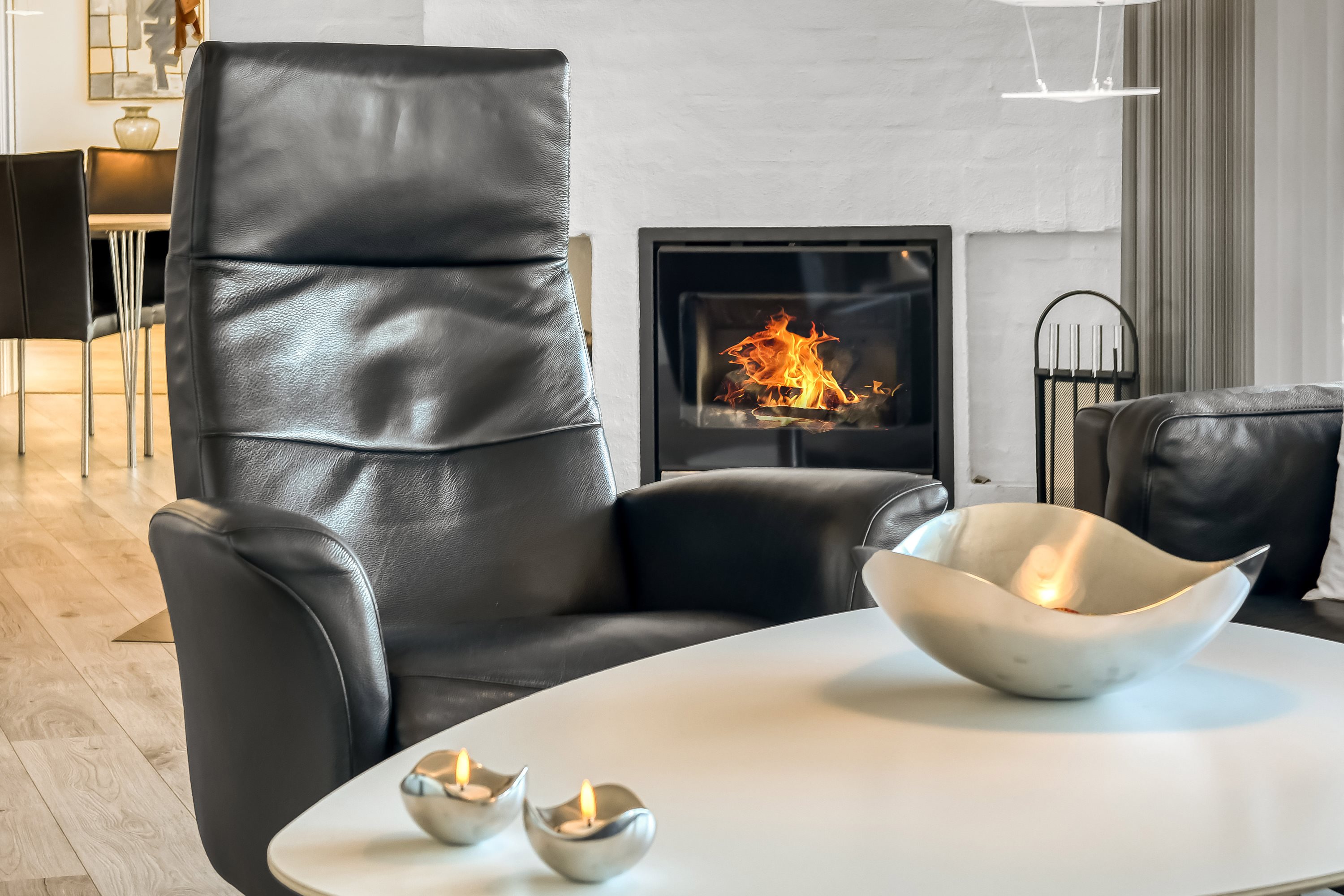 Fremhævet stue billede i fuldskærmstilstand. Billede af Hjerting Strandvej 62, Hjerting, 6710 Esbjerg V