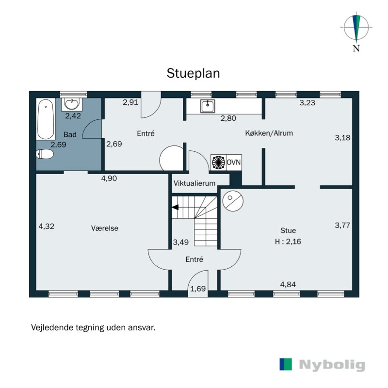 Plantegninger billede af Bjeragervej 48, Bjerager, 8300 Odder